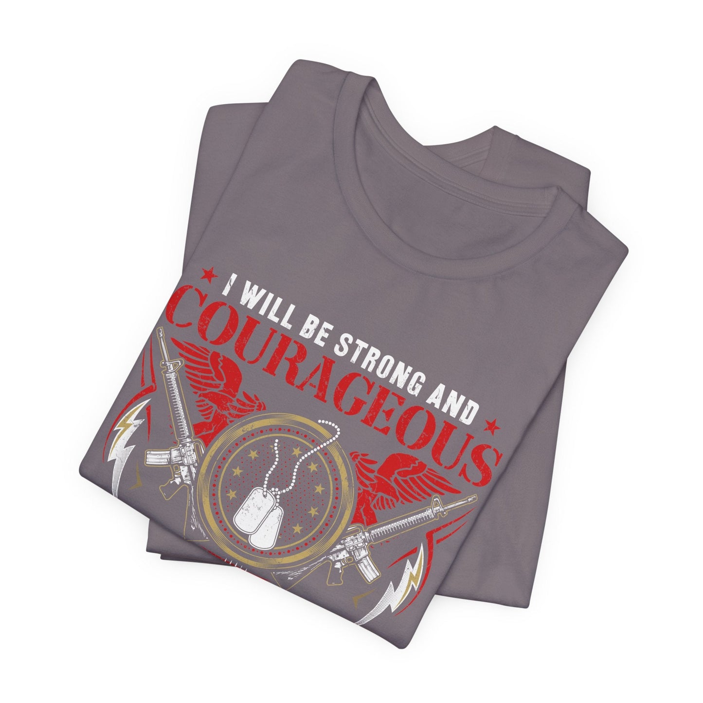 Army Veteran Patriotic Graphic Design Unisex Cotton T-Shirt v37