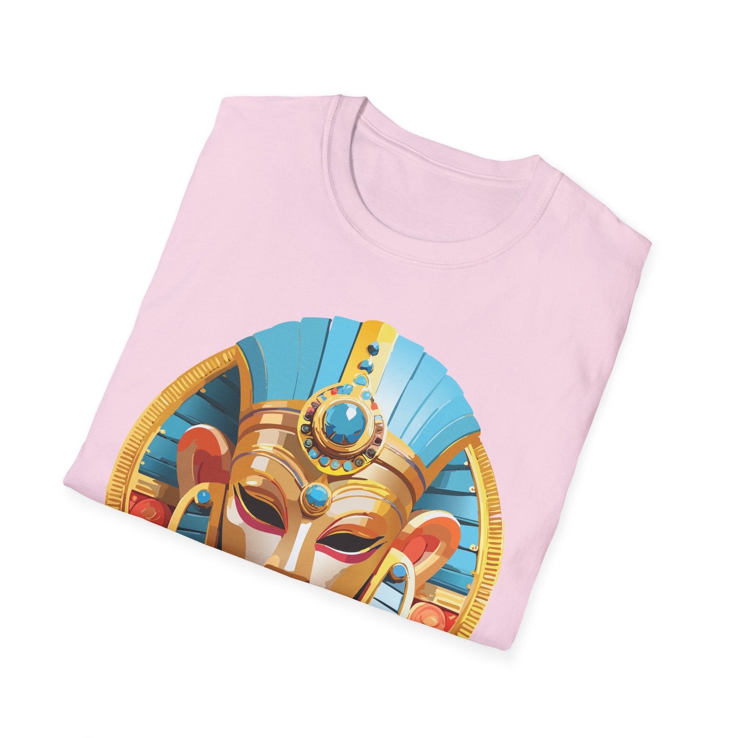 Mask Tee Shirt Unisex Softstyle Short Sleeve Art Design T Shirt 100 Percent Ring Spun Cotton