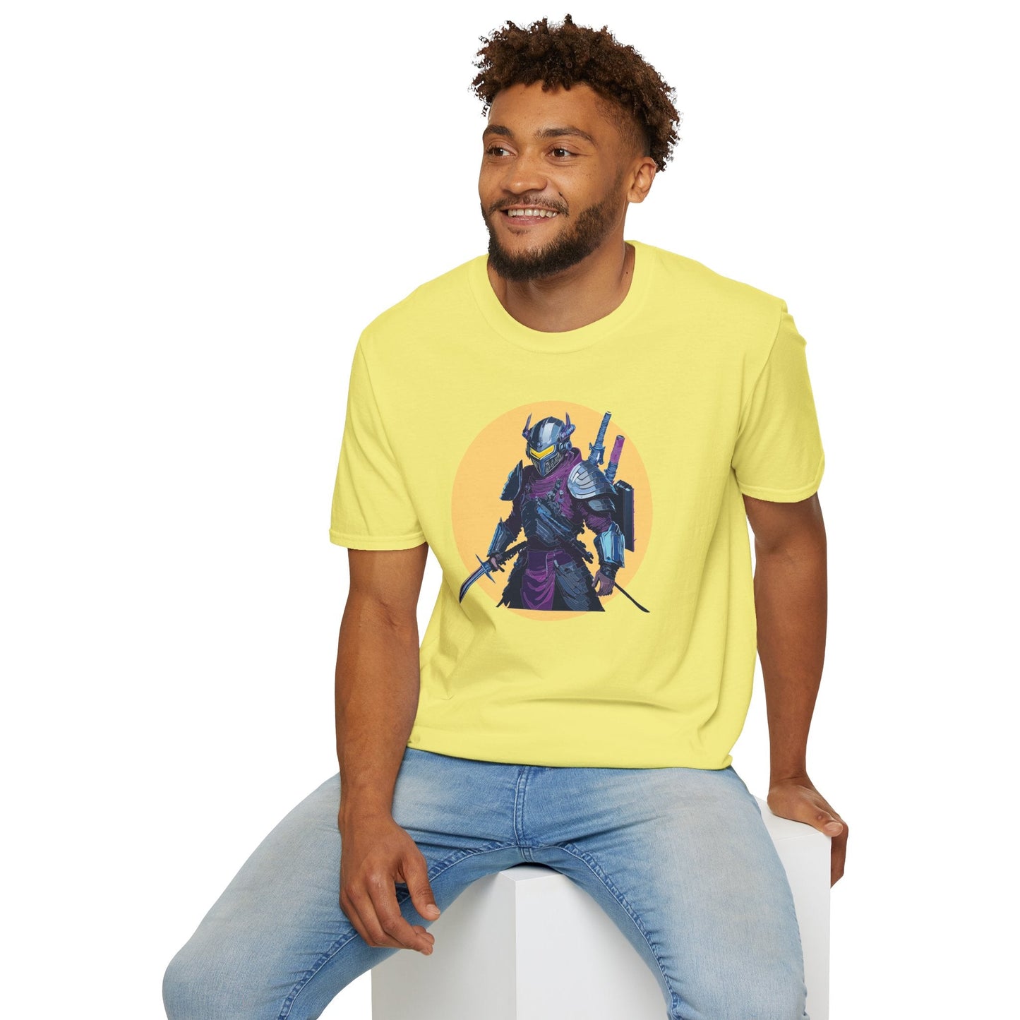 Samurai Shirt Unisex T Shirt Softstyle Gildan 64000 Cotton Tee Breathable Comfortable