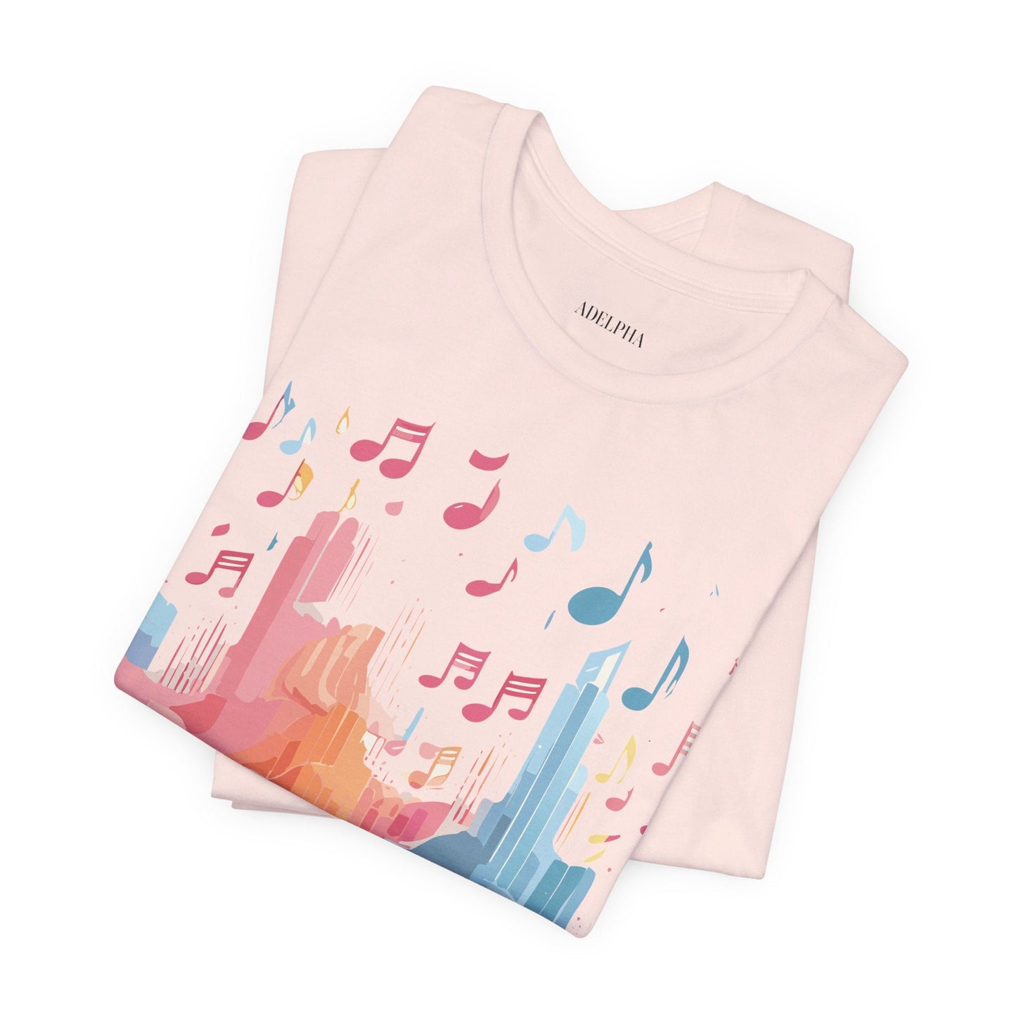 Music Graphic Tee Unisex Jersey Short Sleeve Art Design Adelpha Vintage Artwork Premium