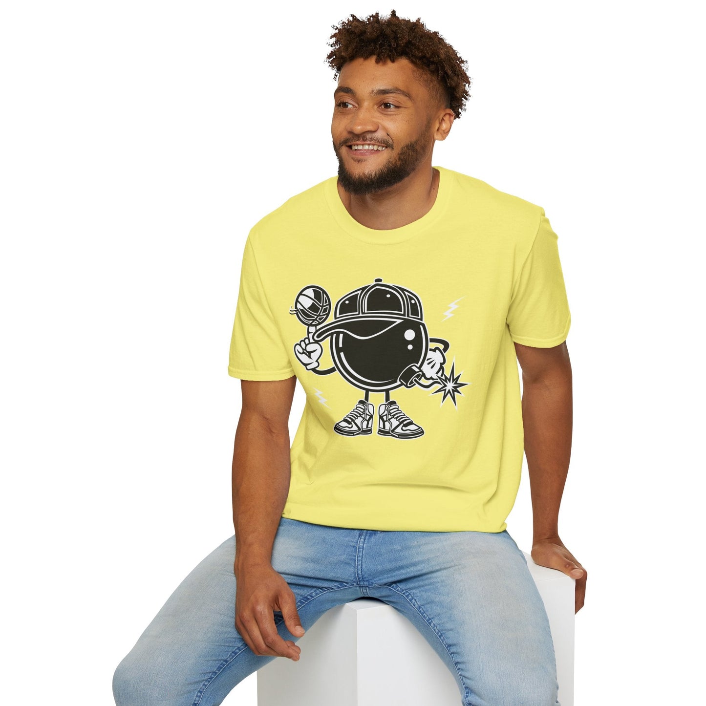 Cartoon Animation T Shirt Unisex Funny Tee Gildan Softstyle 100 Percent Cotton Comfort