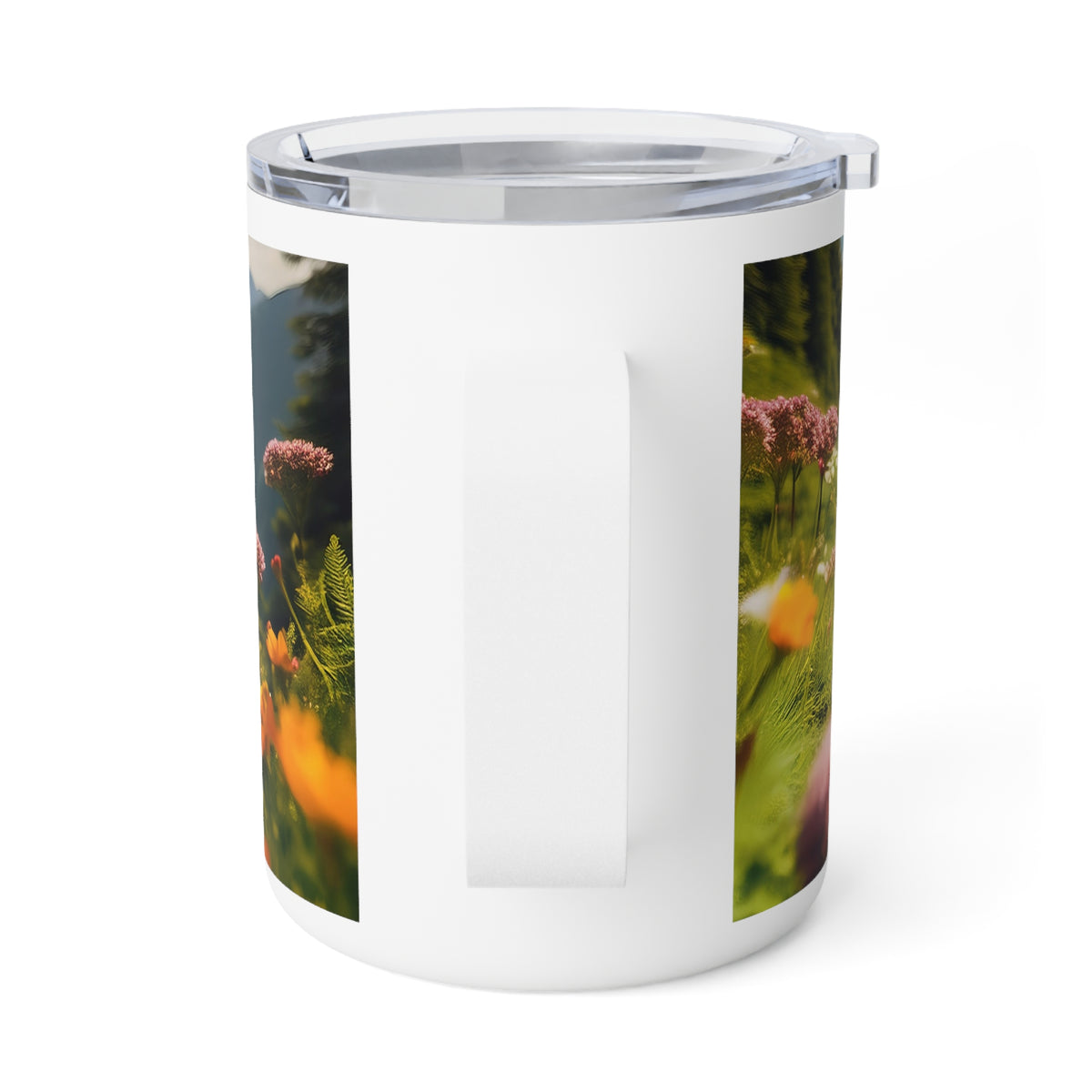 11 Art Design Insulated Coffee Mug Clear Lid 10oz Insulated Coffee Mug 10oz