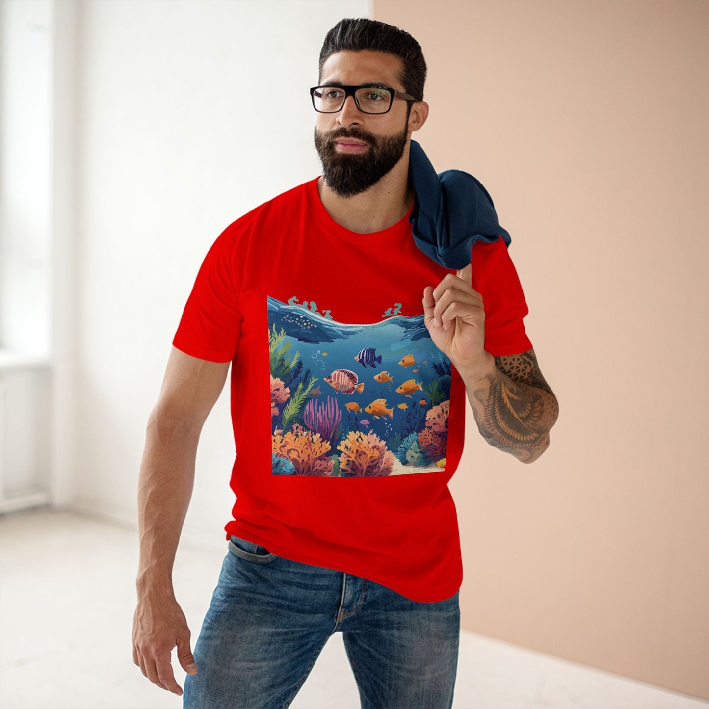 Ocean Shirt Ocean Pacific Unisex Premium Cotton Tee Featuring Original Art Design Retro2Nova