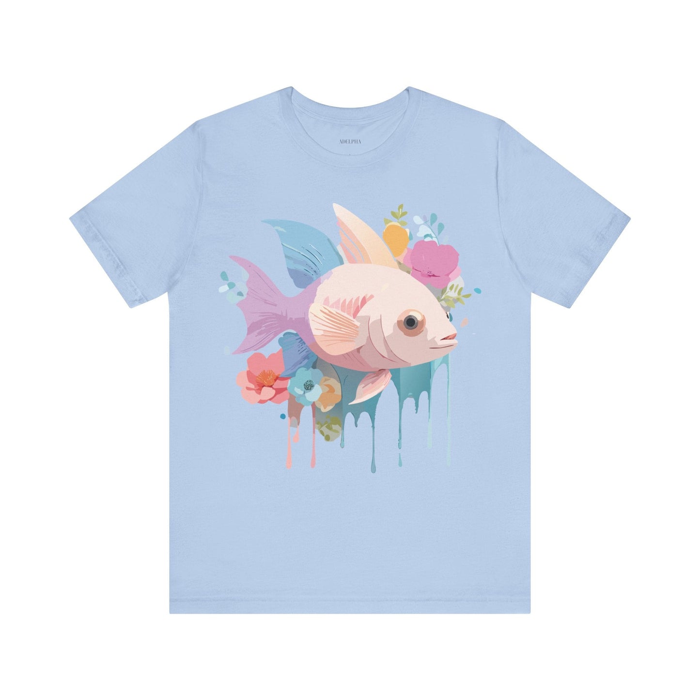 Adelpha Graphic Unisex Tee With Vintage Inspired Artwork Short Sleeve Premium Quality Cotton