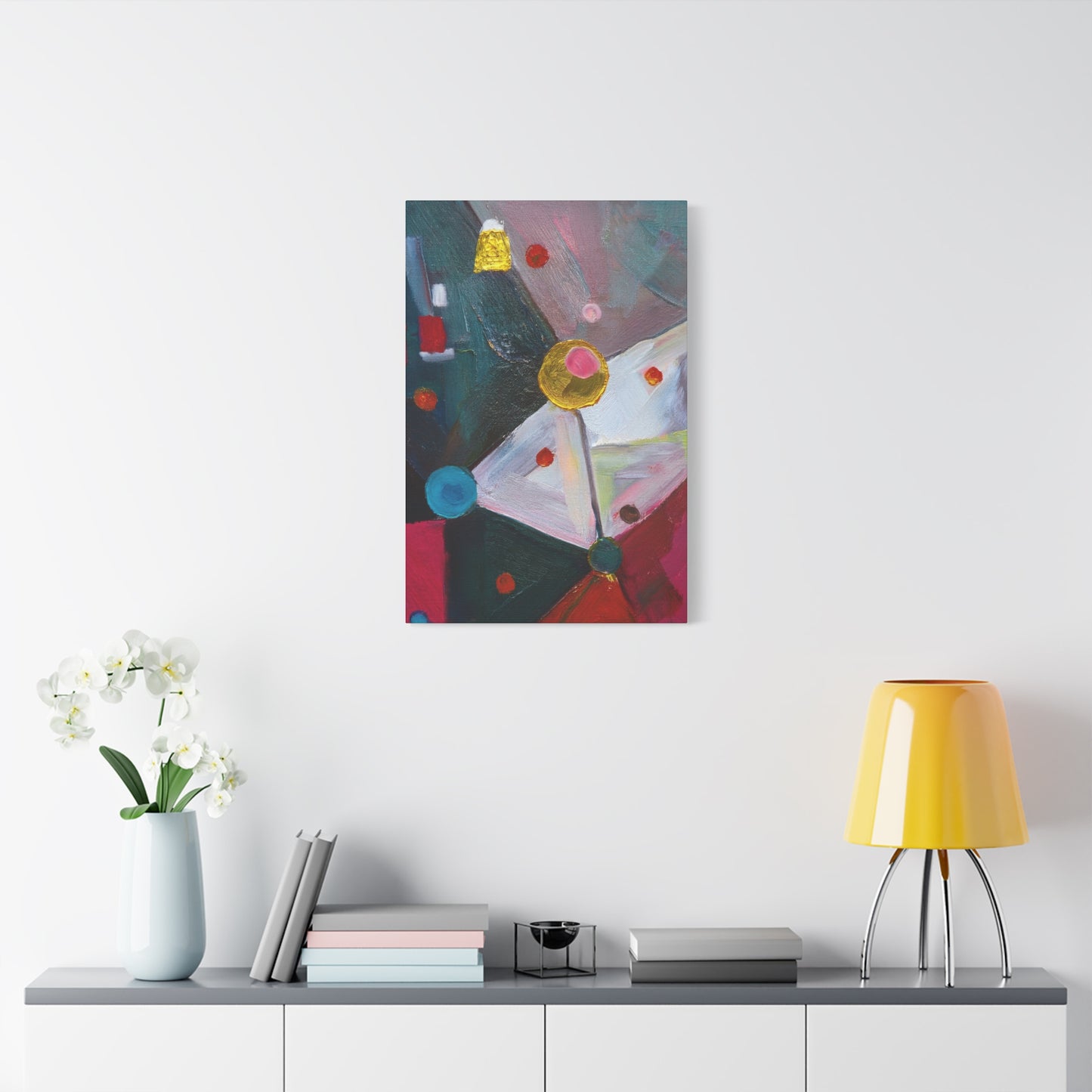Abstract Oil Painting Print Canvas 20x24,20x30,24x30 24x32,24x36,30x40 32x48,36x48,40x60 Pine-Wood Inner Frame ABS-166