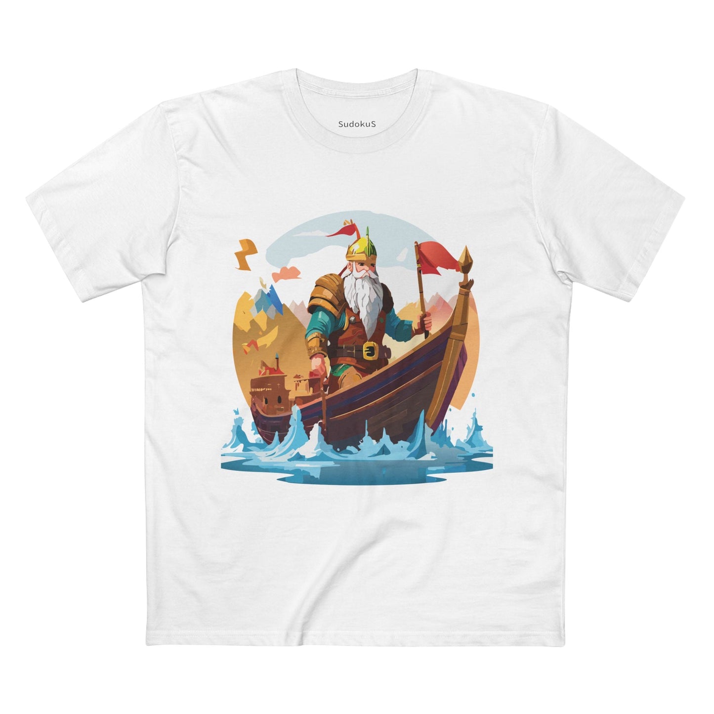 Viking Graphic Unisex 100 Cotton Staple Tee 1