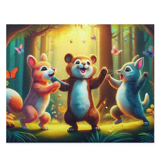 Funny Animals Puzzle 500-Chipboard Pieces in Box | Kids Puzzles Size: 16" x 20",  Ages 9+ and Family pn31