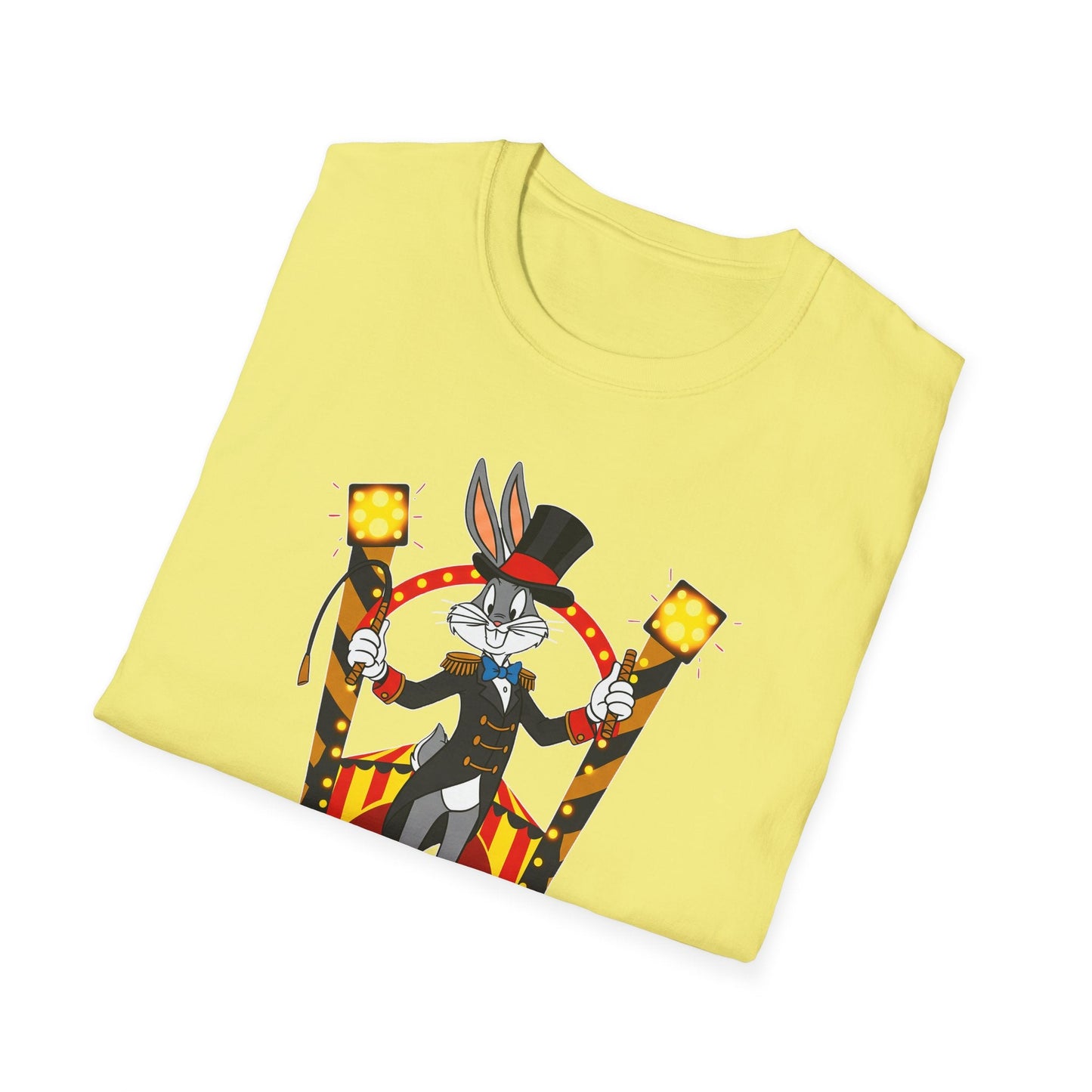 Bugs Bunny T Shirt Unisex Cartoon Tee Gildan Softstyle 64000 Tee Comfort Cotton Fabric