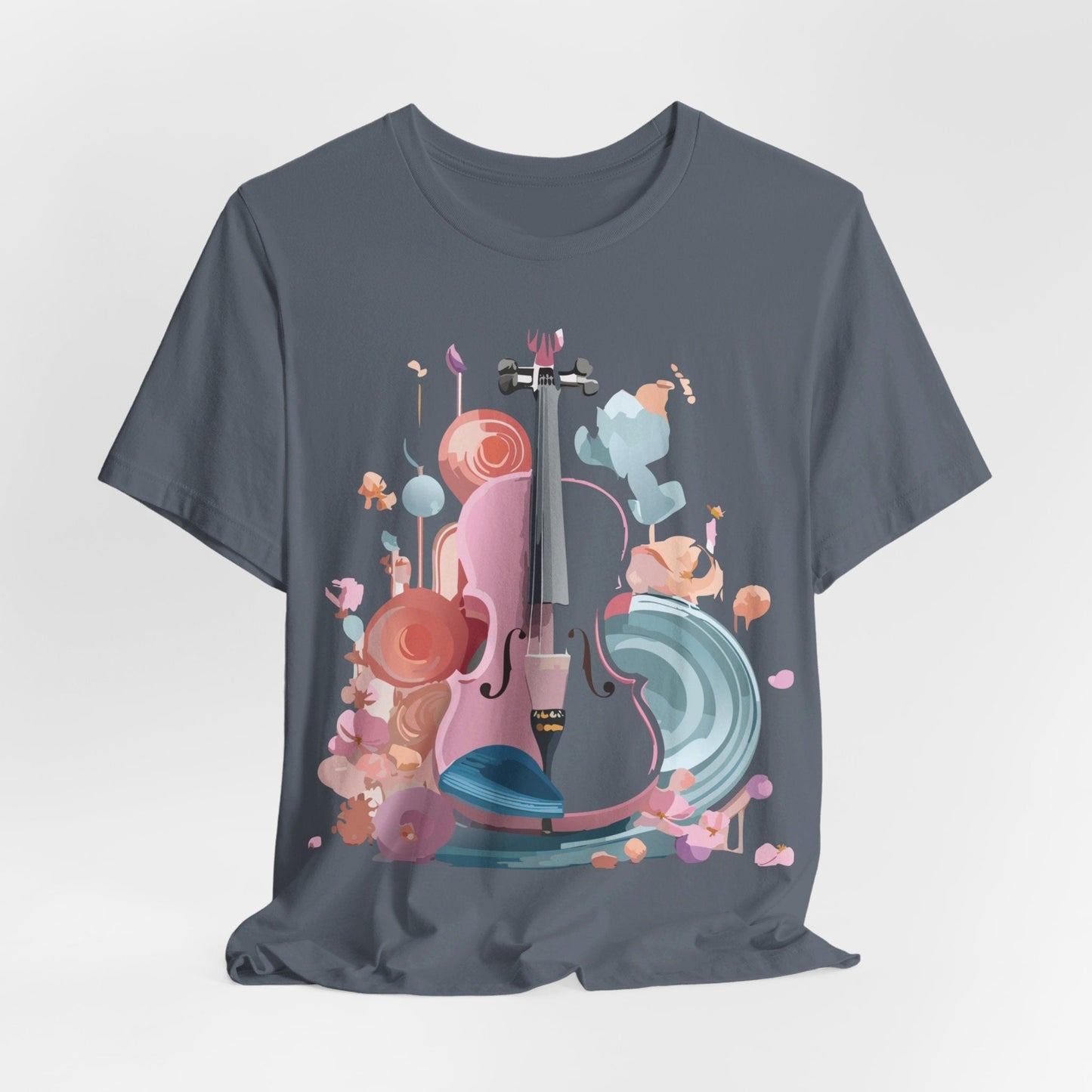 Adelpha Music Graphic T Shirt Unisex Short Sleeve Tee Vintage Inspired Artwork Edition