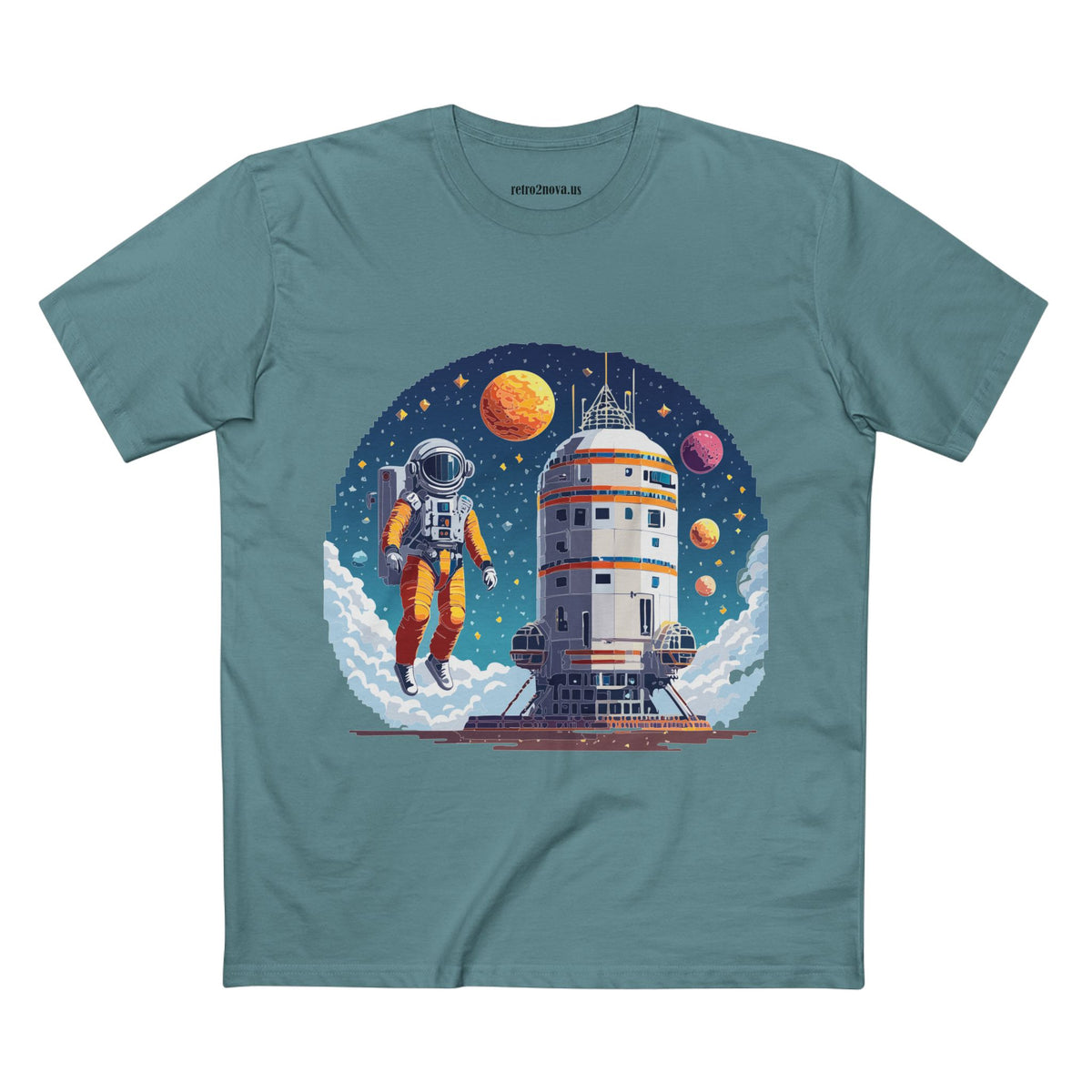 Cosmos Astronaut Graphic Tee Staple Unisex 100 Cotton Tee Shirt - CS-33