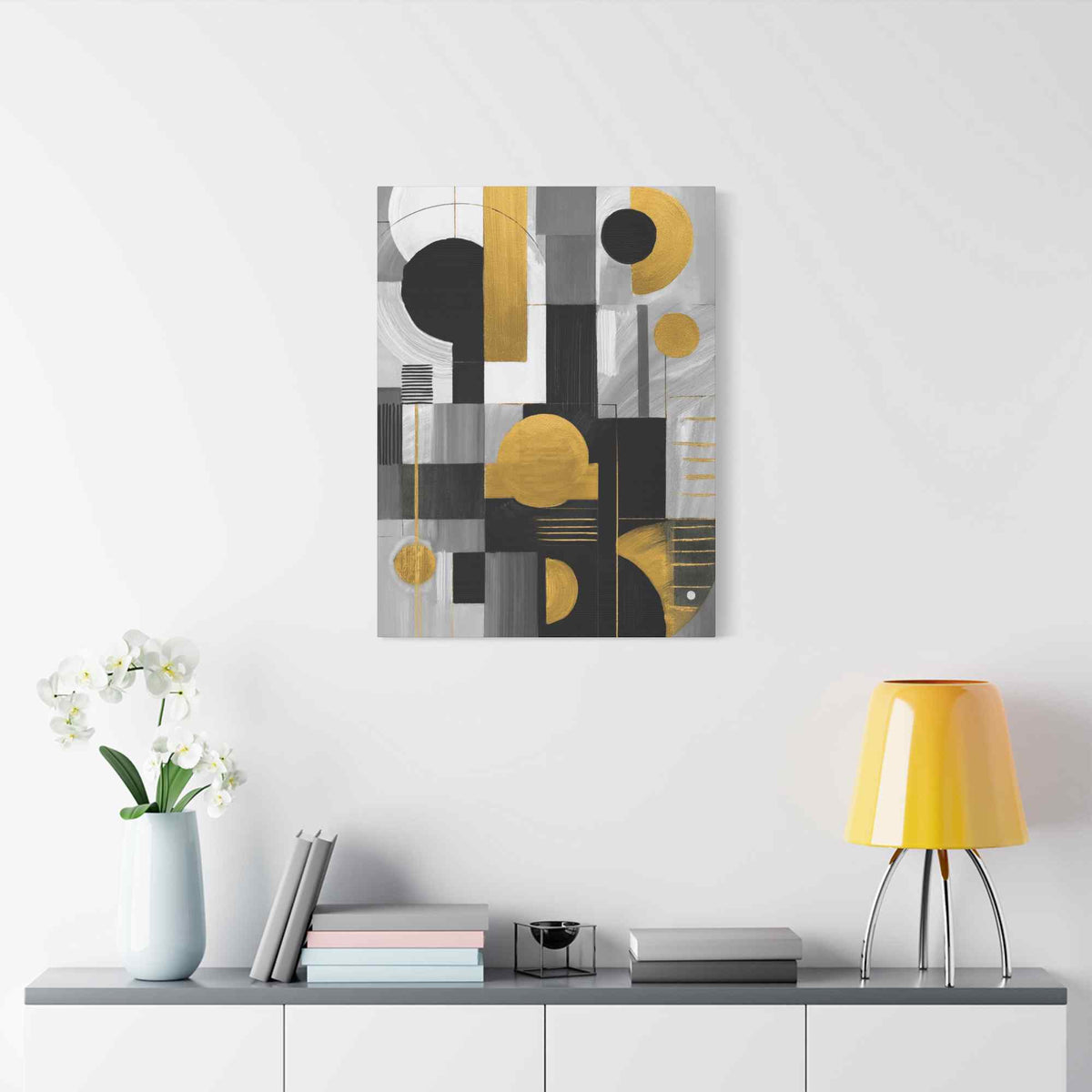 Black Abstract Painting Print Canvas 20x24,20x30,24x30, 24x32,24x36,30x40, 32x48,36x48,40x60 Pine-Wood Inner Frame ABS-19