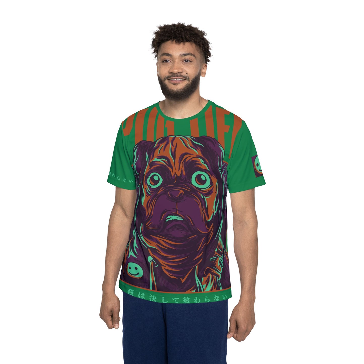 38-Be Fun Graphic T-Shirt, Art Design Poly Shirt, All Over Print Graphic Tee, Monsters T-Shirt, Cartoon Tees