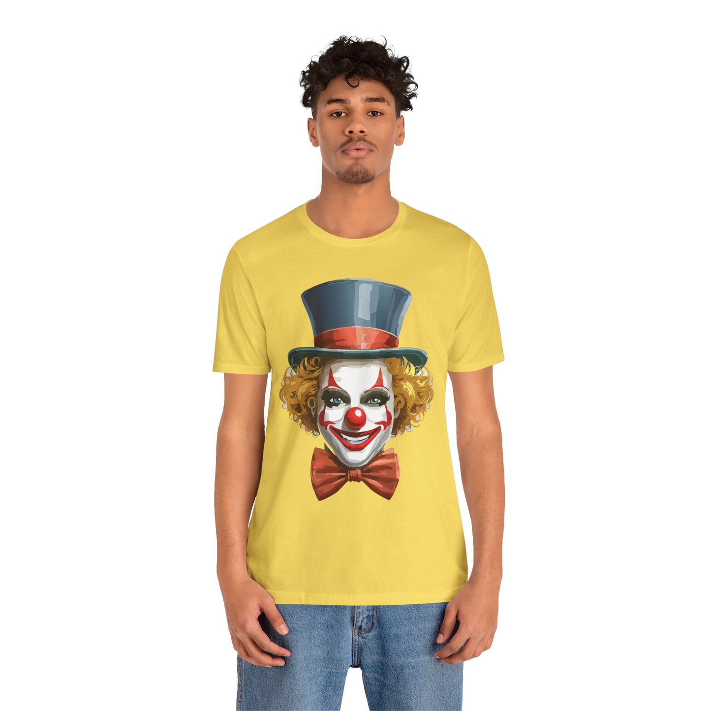 Clown Shirt, Funny Shirt, T-Shirt with Clown, Funny Art Design Tee, Circus Tees, Circus T-Shirt, Unisex Humor Wear 11
