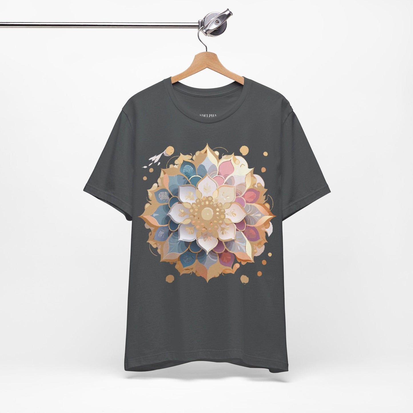 Mandala Graphic Tee Unisex Jersey Short Sleeve From Adelpha Vintage Inspired Artwork