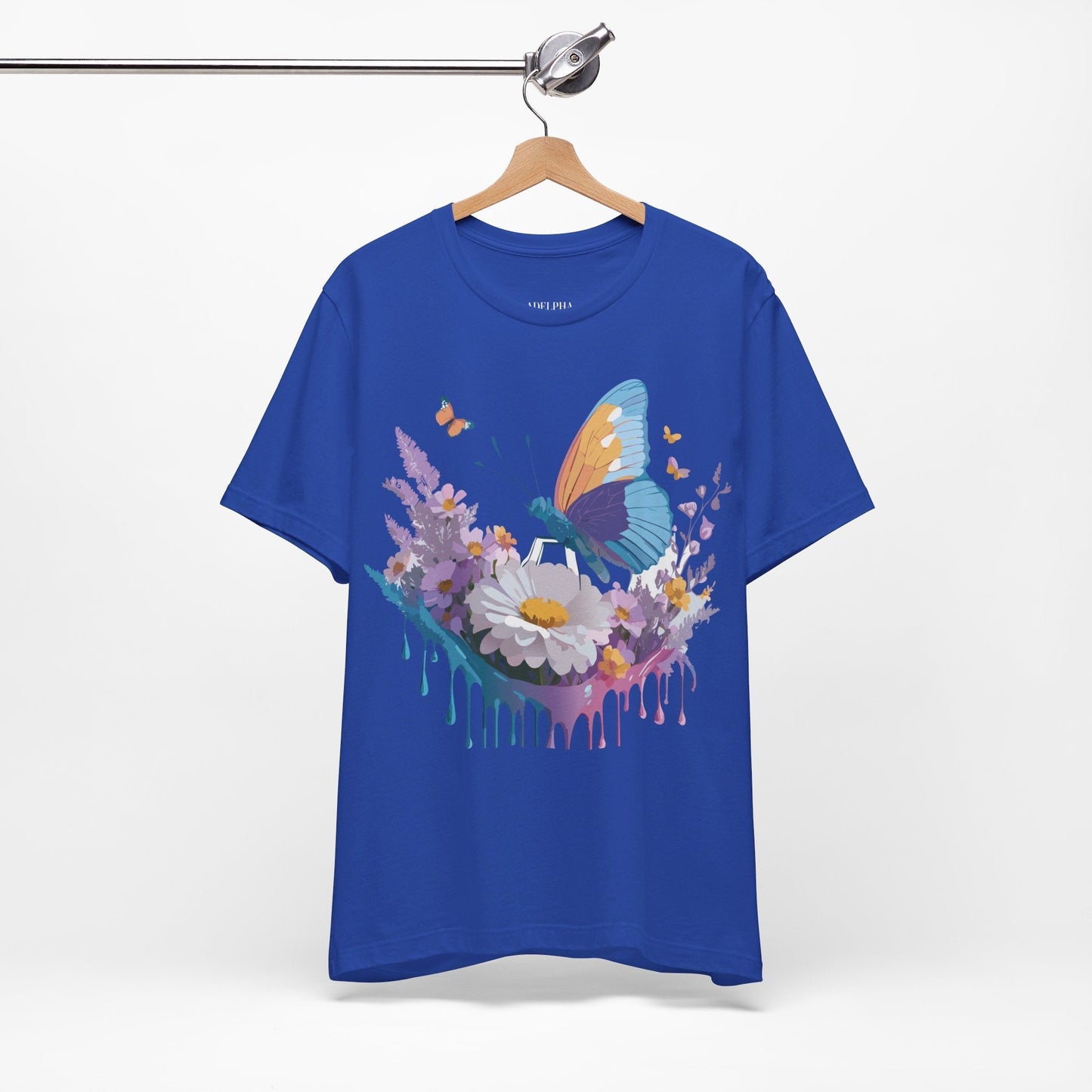 Adelpha Vintage Inspired Graphic Tee Unisex Short Sleeve Shirt