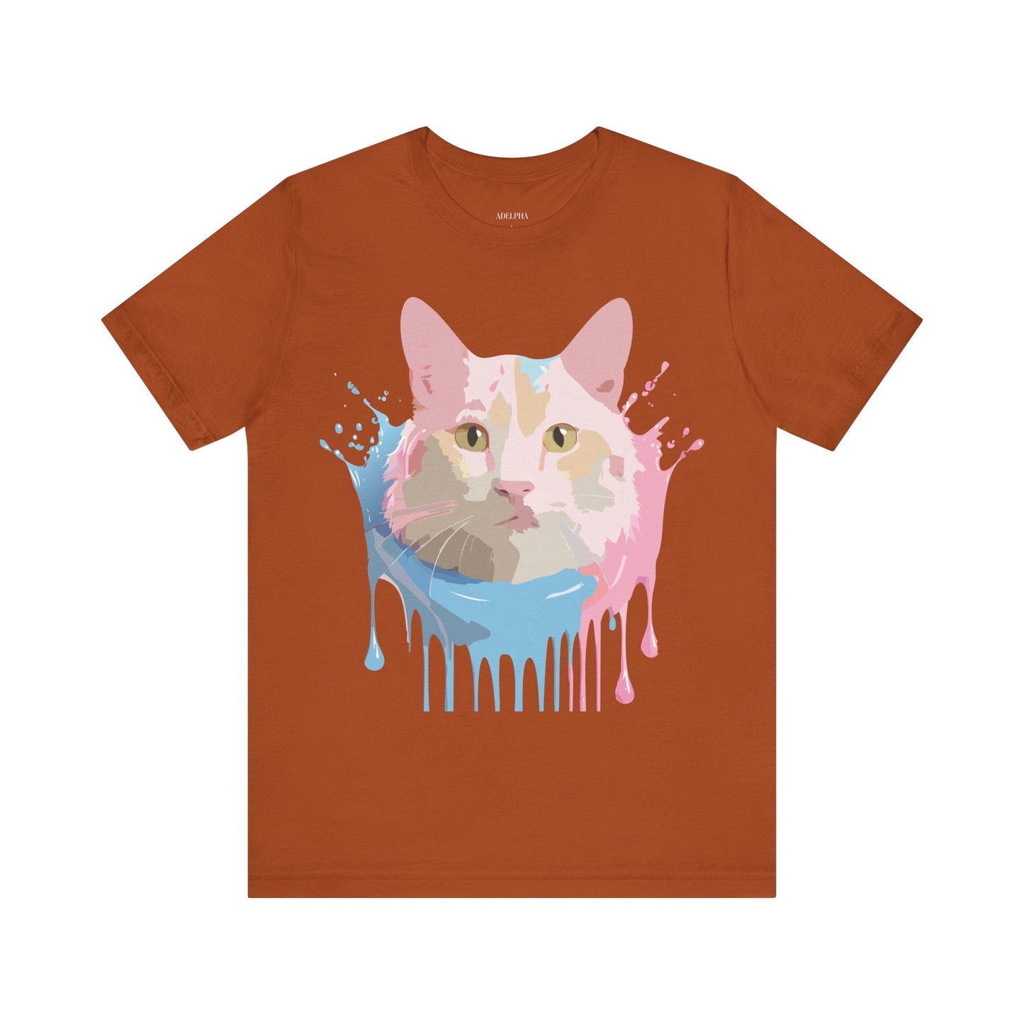 Cat Graphic Tee Unisex Shirt With Vintage Artwork From Adelpha