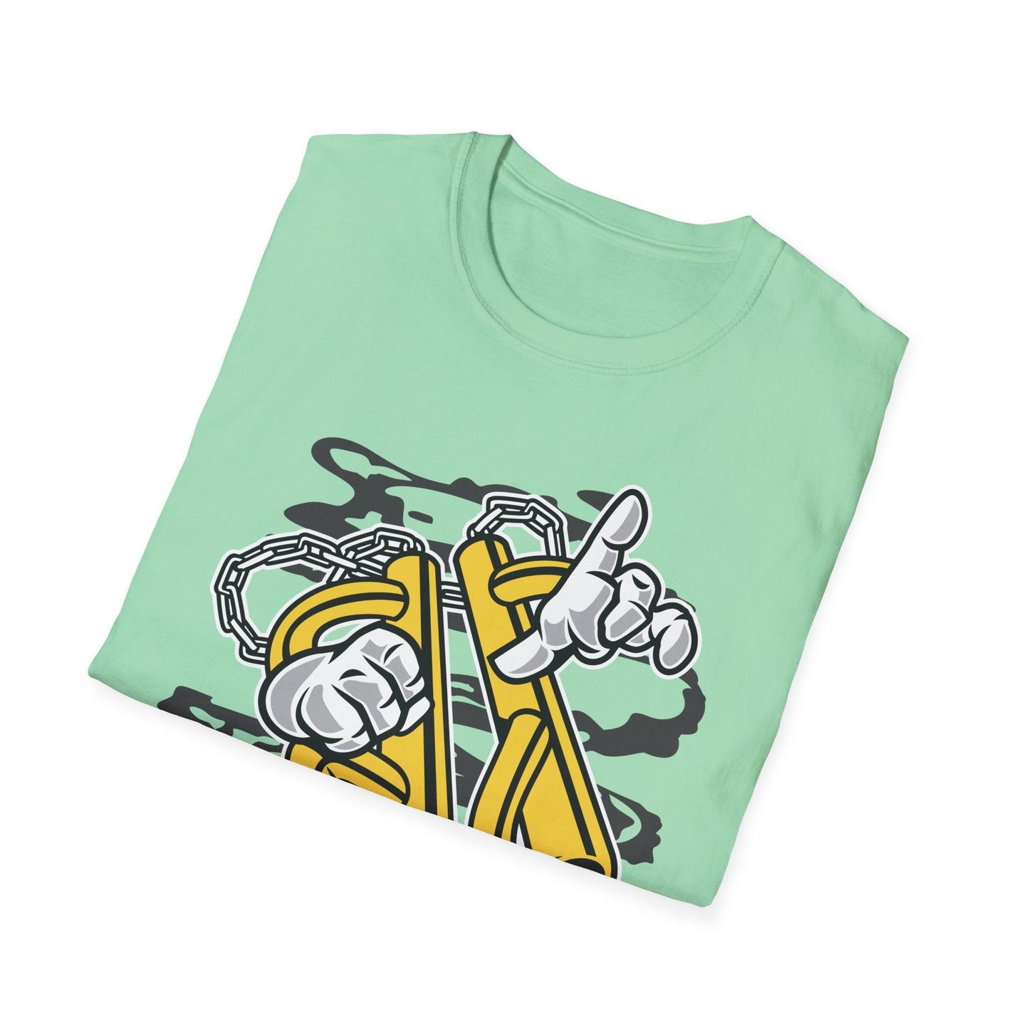 Cartoon T Shirt Animation T Shirt Funny Tee Unisex Softstyle 100 Percent Cotton 64000