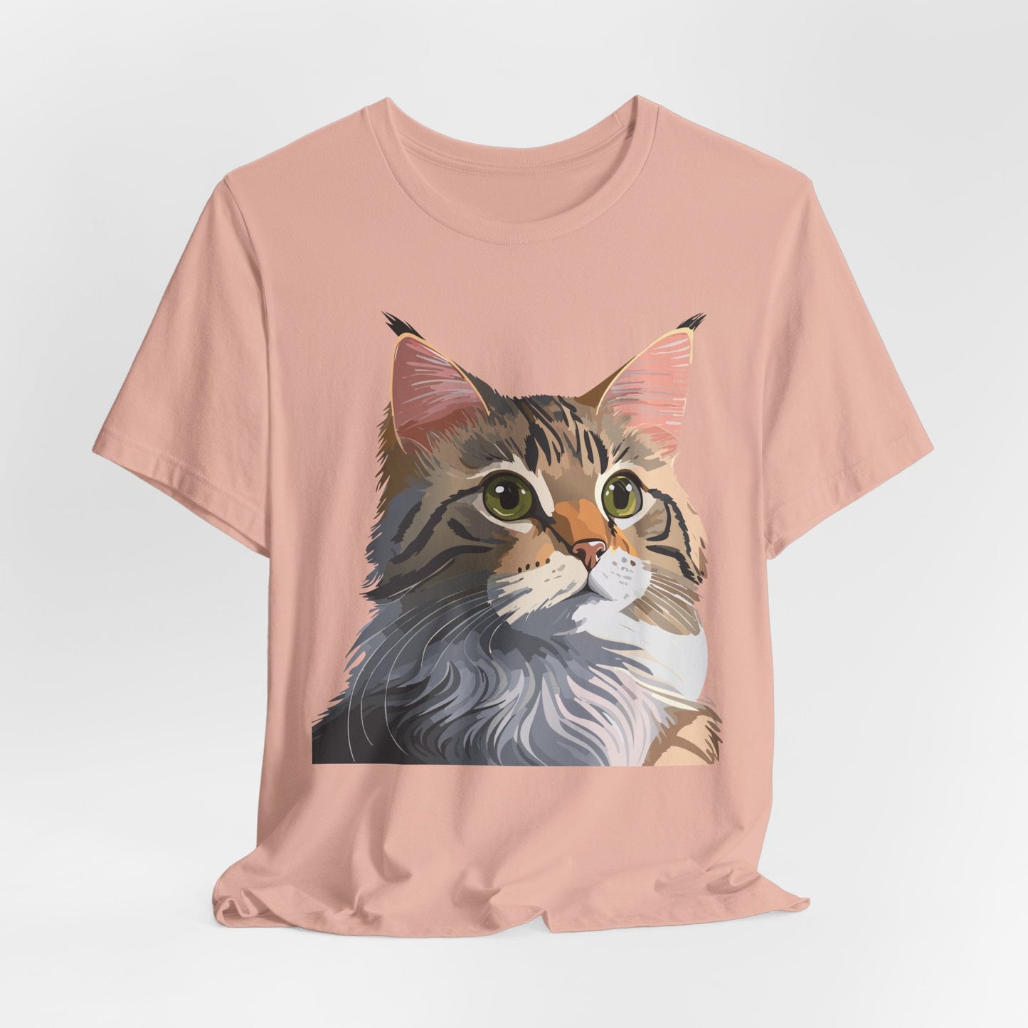 Unisex Animal Shirt Art Design Tee With Wild Animals Short Sleeve Comfort Wear Everyday