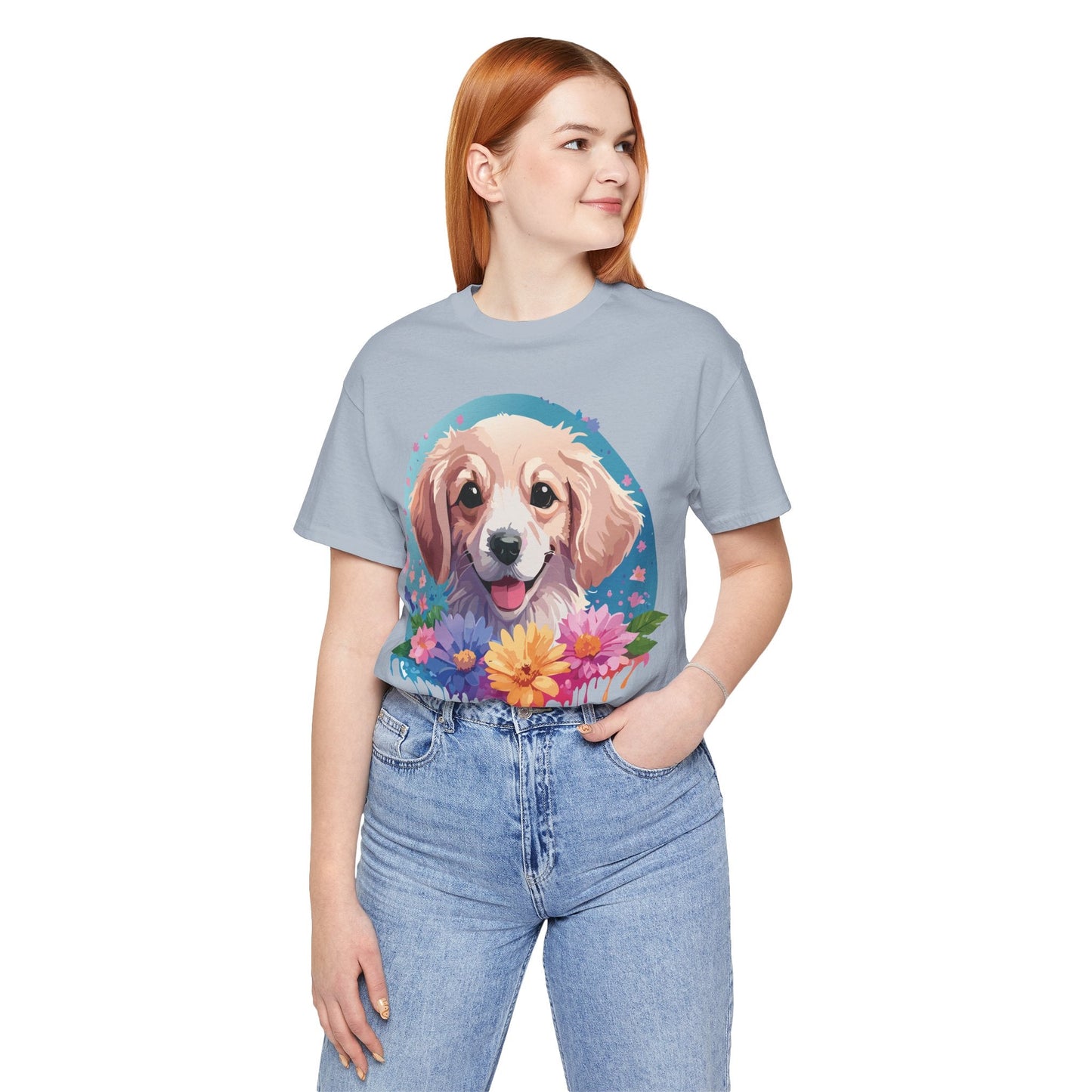 Dog Shirt Unisex Graphic Tee With Original Adelpha Artwork Jersey Short Sleeve Casual Look