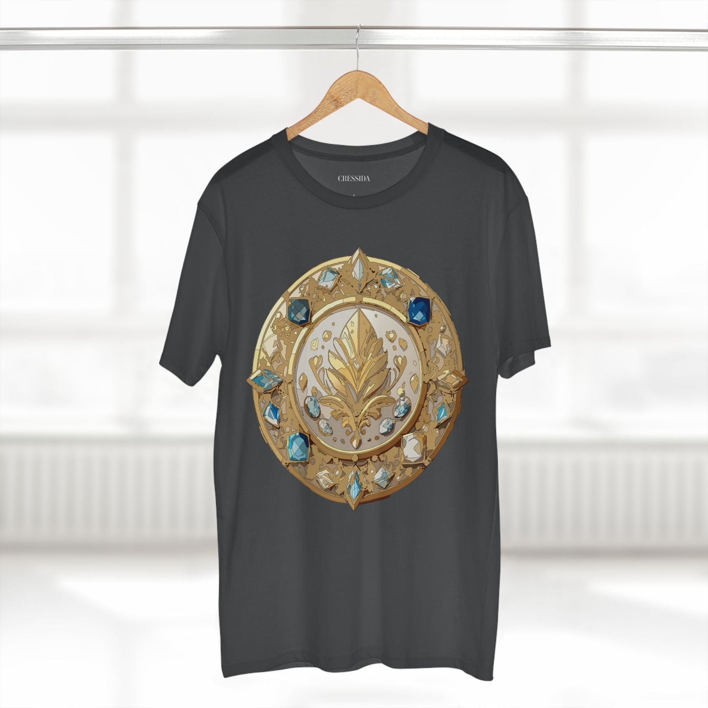 Medallion Graphic T-Shirt Unisex 100 Cotton With Gold Art Design Medal Tee 25