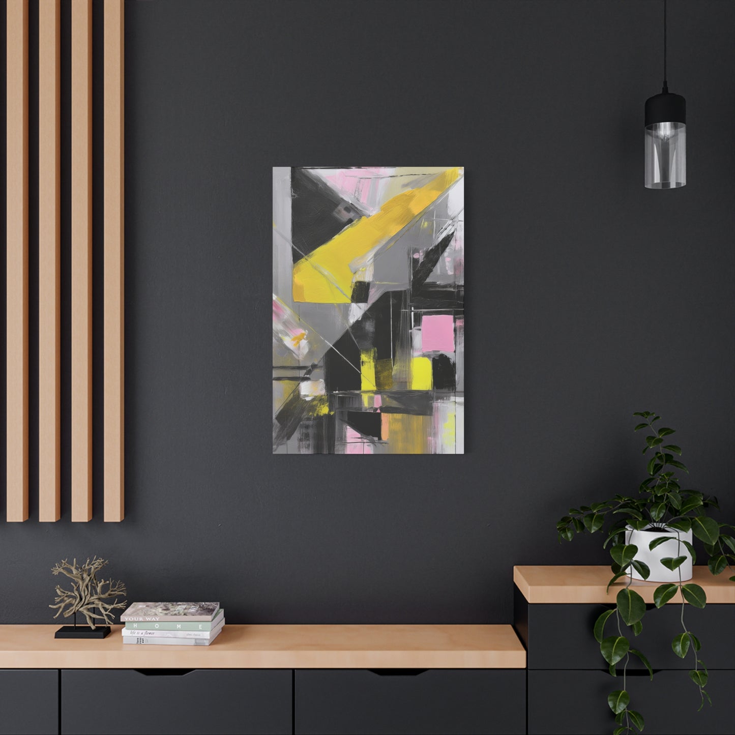 Abstract Geometric Painting Print Canvas 20x24,20x30,24x30 24x32,24x36,30x40 32x48,36x48,40x60 Pine-Wood Inner Frame ABS-38
