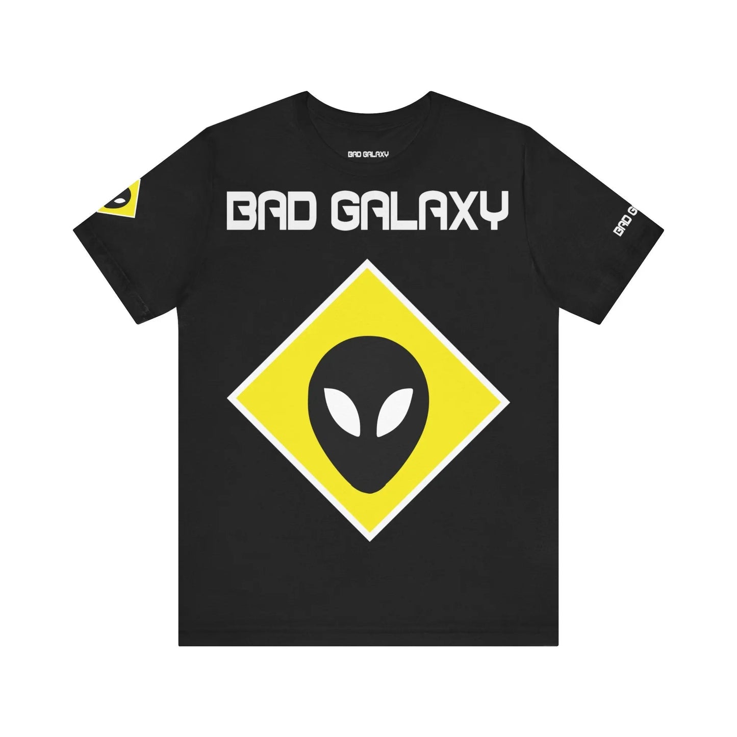 Tee Shirt With Alien From Bad Galaxy Lightweight 100 Percent Cotton Eco Friendly Inks Free Shipping