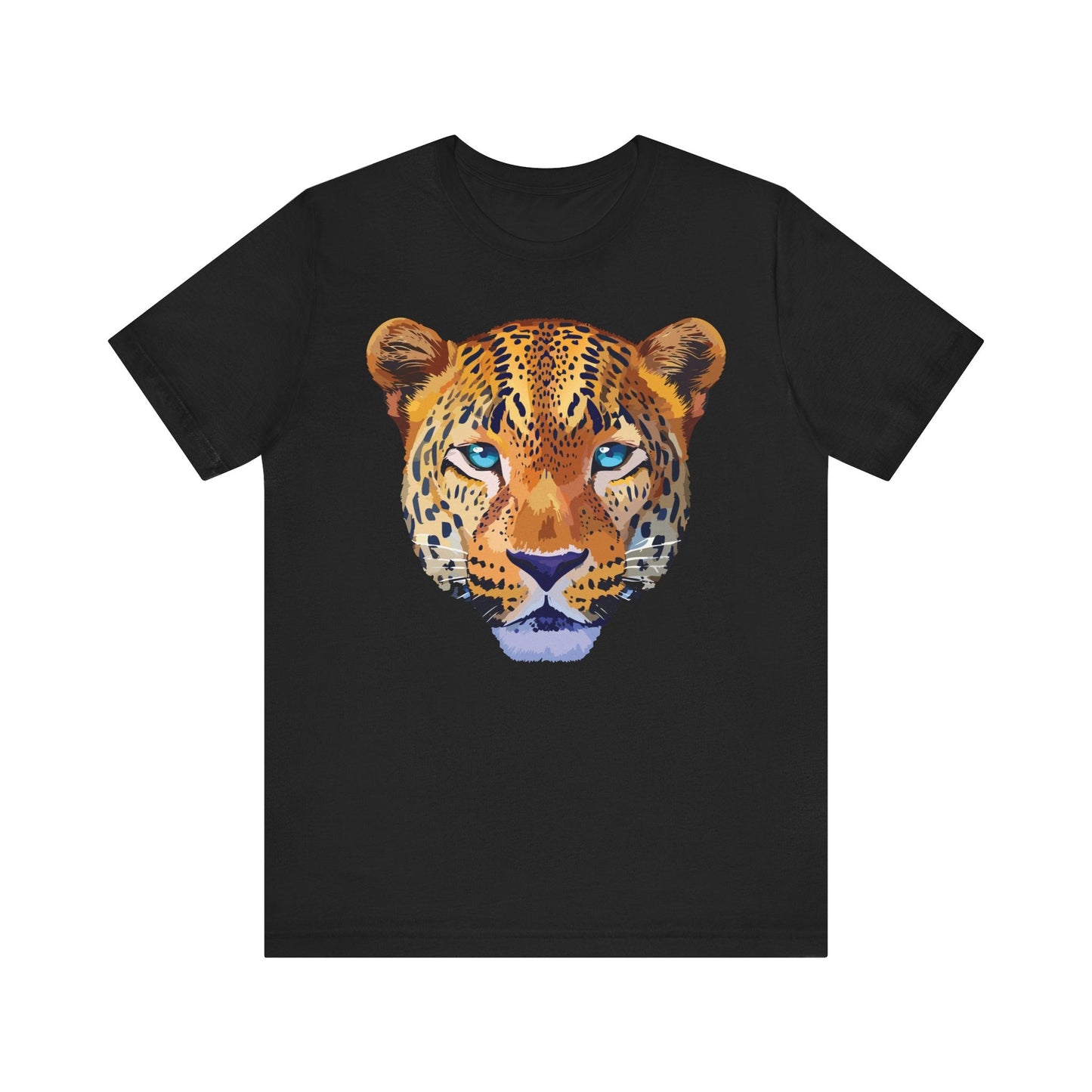 Unisex Animal Print Tee Shirt With Art Design Wild Animals Graphic Tee For Everyday Wear