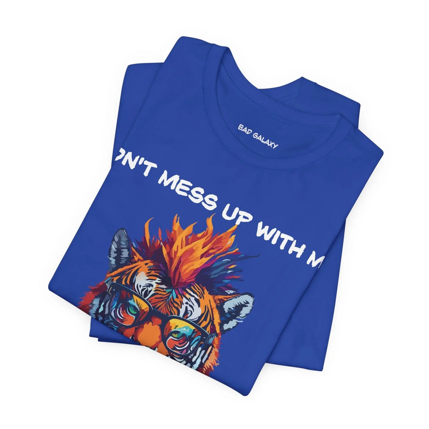 Bad Galaxy Animal T Shirt 100 Percent Cotton Eco Friendly Ink Made in USA Durable Stitching