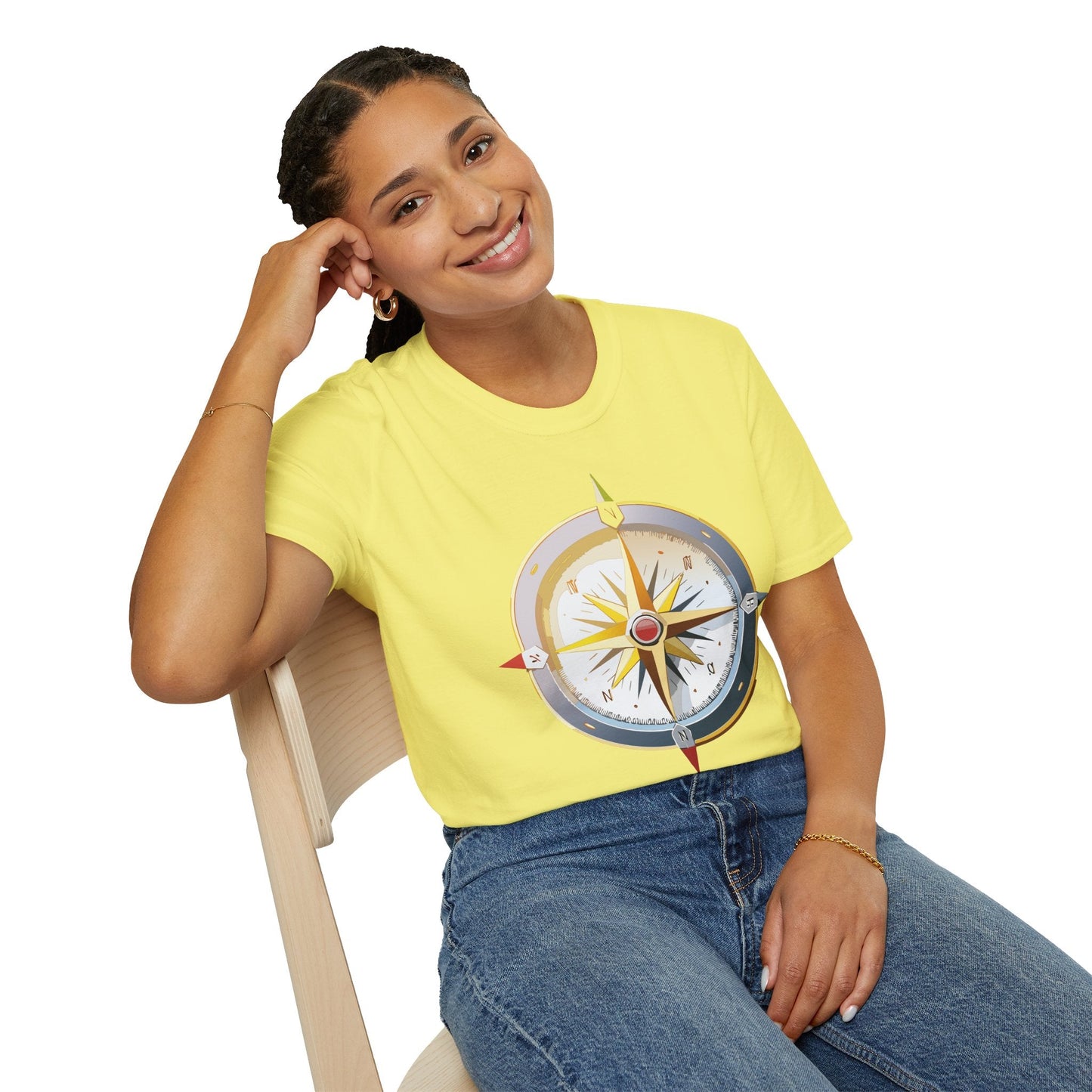 Compass Navigator Graphic Tee Unisex 100 Cotton 10