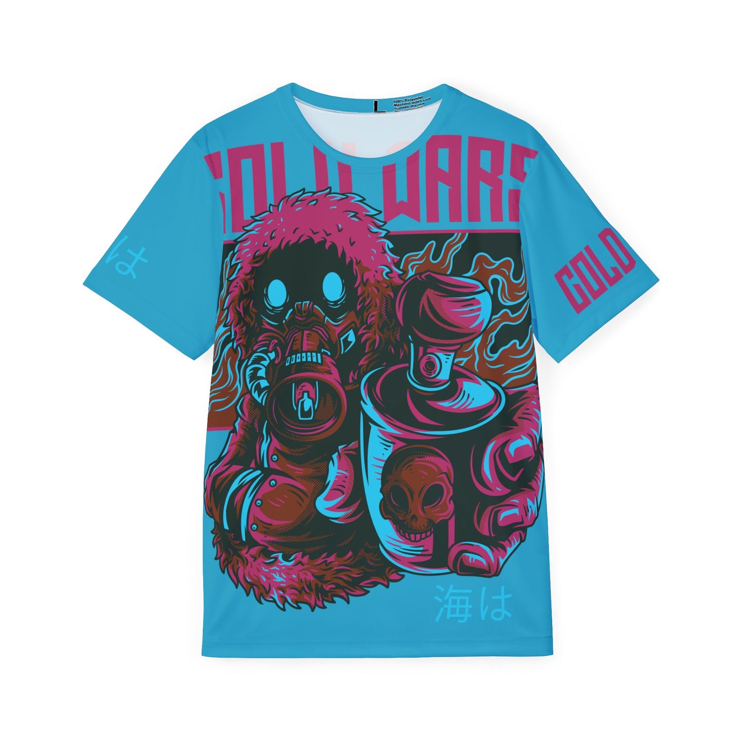 56-Be Fun Graphic T-Shirt, Art Design Poly Shirt, All Over Print Graphic Tee, Monsters T-Shirt, Cartoon Tees