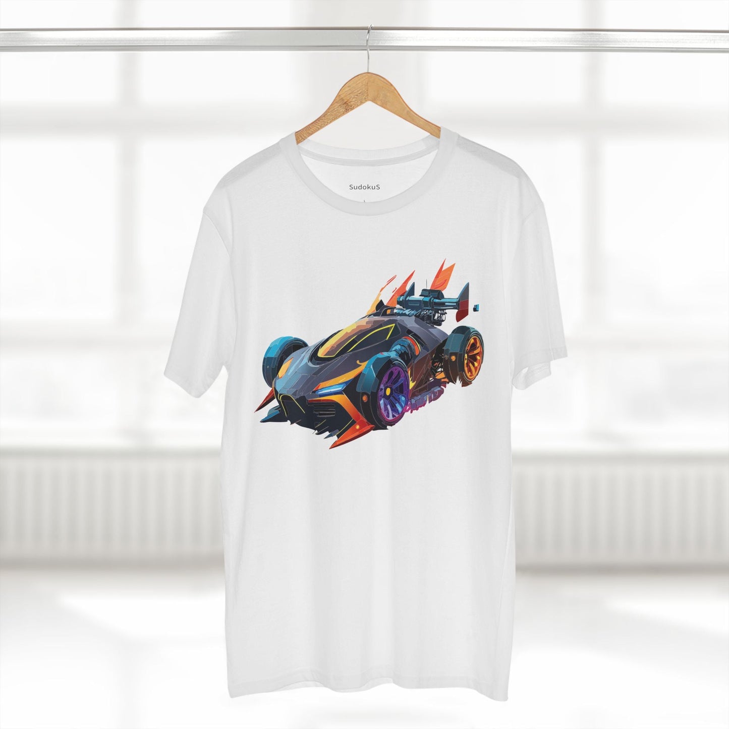 Car Graphic Unisex 100 Cotton Staple Tee 14