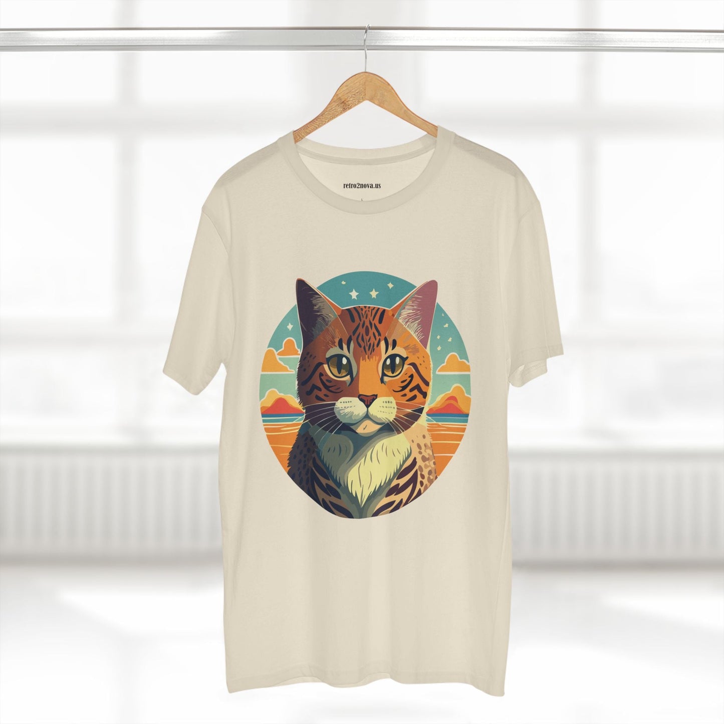 Unisex Premium Cotton Tee With Original Cat Art Design Animal Shirt For Cat Lovers Comfortable Breathable Everyday Wear