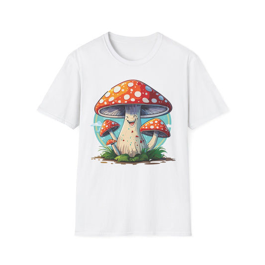 Funny Mashroom Graphic Tee Gildan Unisex 100 Cotton Tee Shirt h26