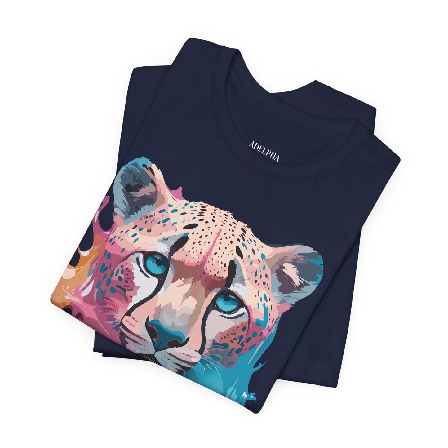 Adelpha Graphic Cheetah Shirt Unisex Vintage Inspired Graphic Tee Art Design