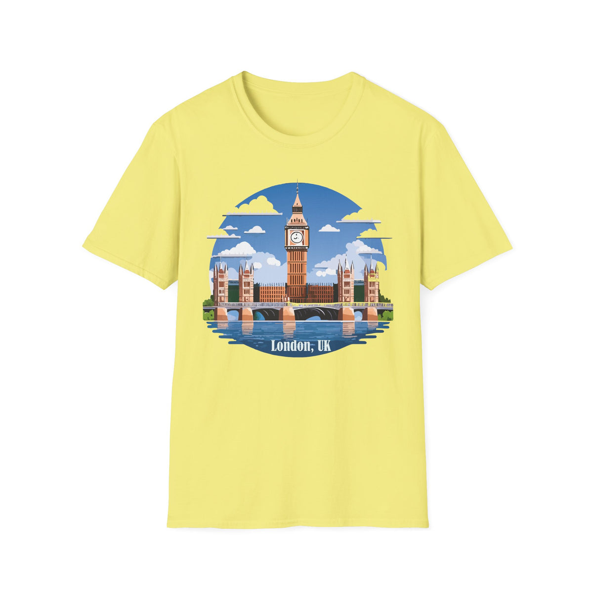 Big Ben London Skyline T-Shirt | London UK Landmark Tee