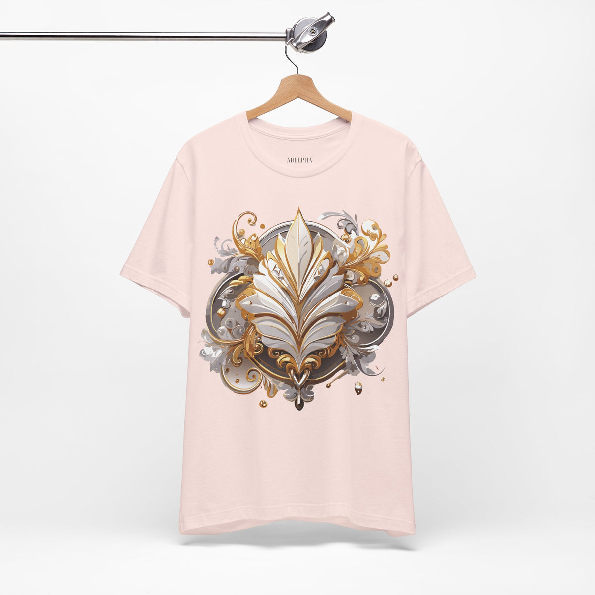 Jewelry Graphic Unisex Cotton Bella+Canvas Tee with Art Design n130