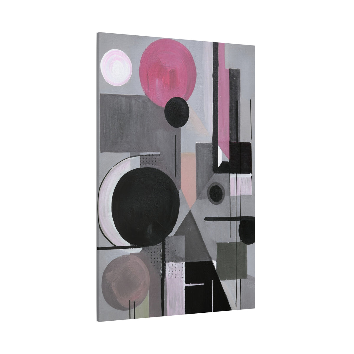 Abstract Geometric Painting Print Canvas 20x24,20x30,24x30 24x32,24x36,30x40 32x48,36x48,40x60 Pine-Wood Inner Frame ABS-42