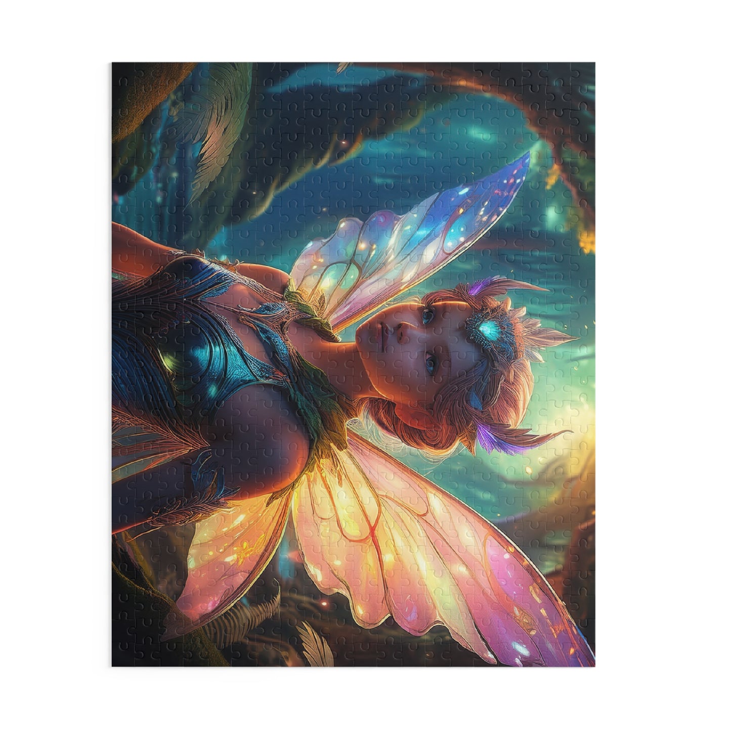 Fairy Puzzle 500-Chipboard Pieces in Box | Kids Puzzles Size: 16" x 20",  Ages 9+ and Family pn4