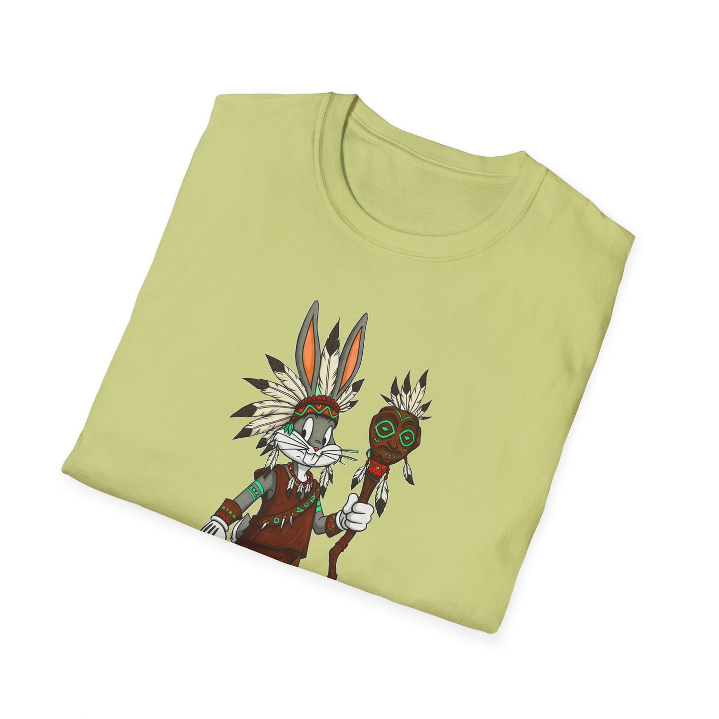 Bugs Bunny T Shirt Unisex Cartoon Character Design Gildan Softstyle 64000 Tee All Sizes