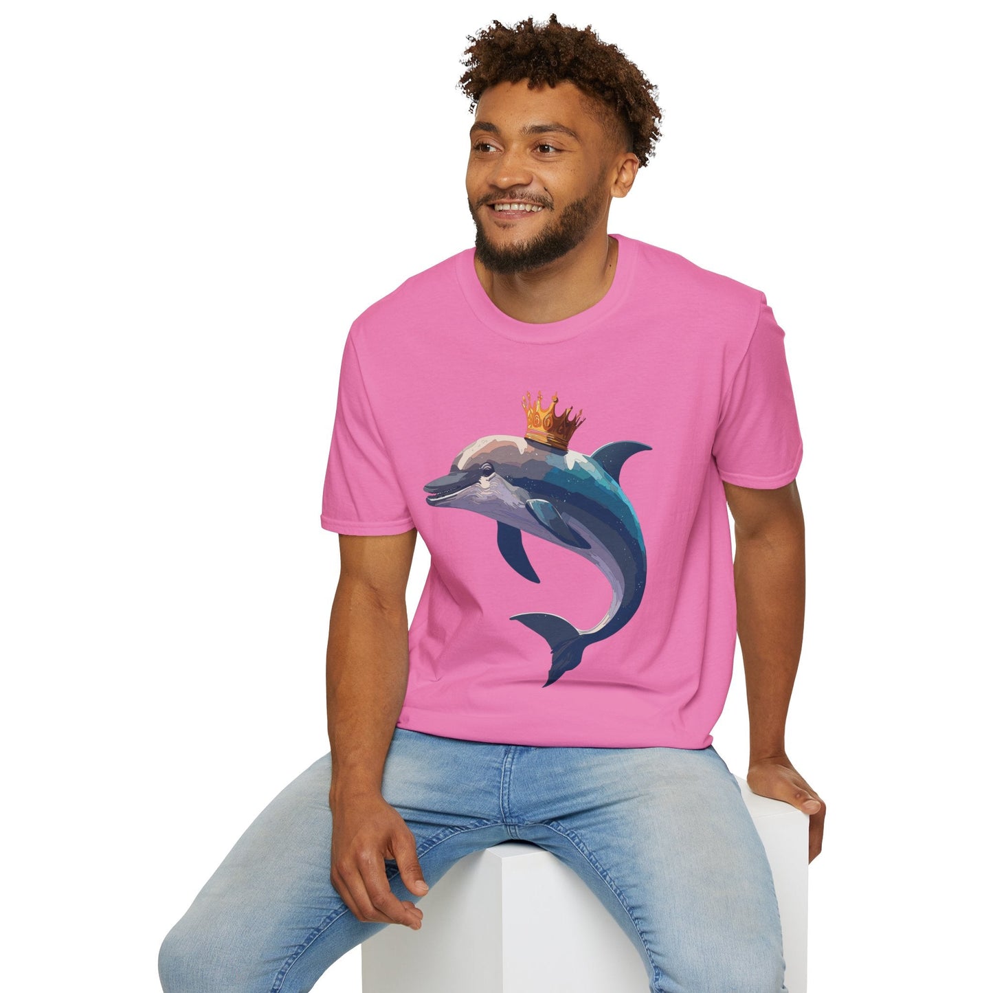 Dolphin Shirts Unisex Gildan Softstyle 64000 100 Percent Cotton Tee For Animal Lovers