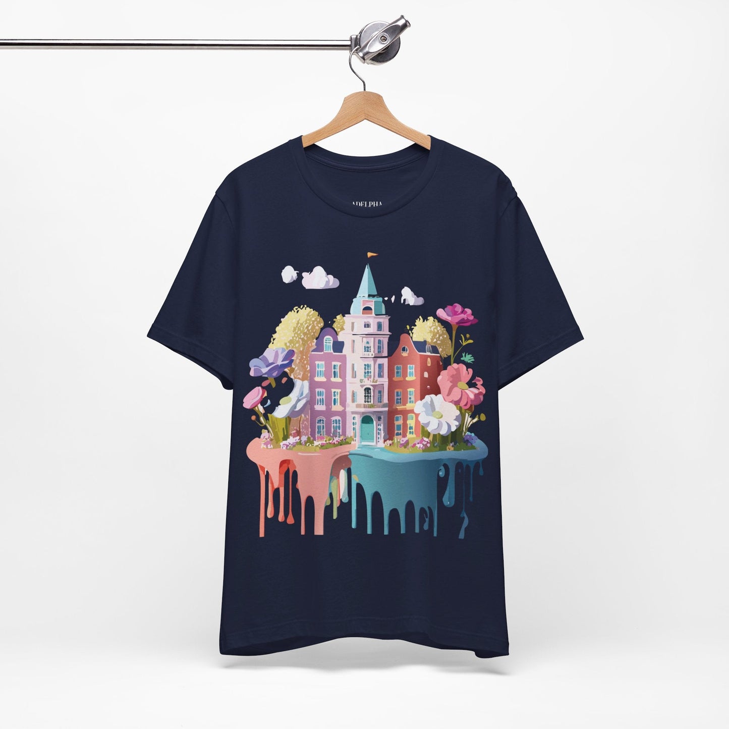 Amsterdam Tourist Shirt Unisex Graphic Tee Vintage Inspired Artwork Art Design By Adelpha