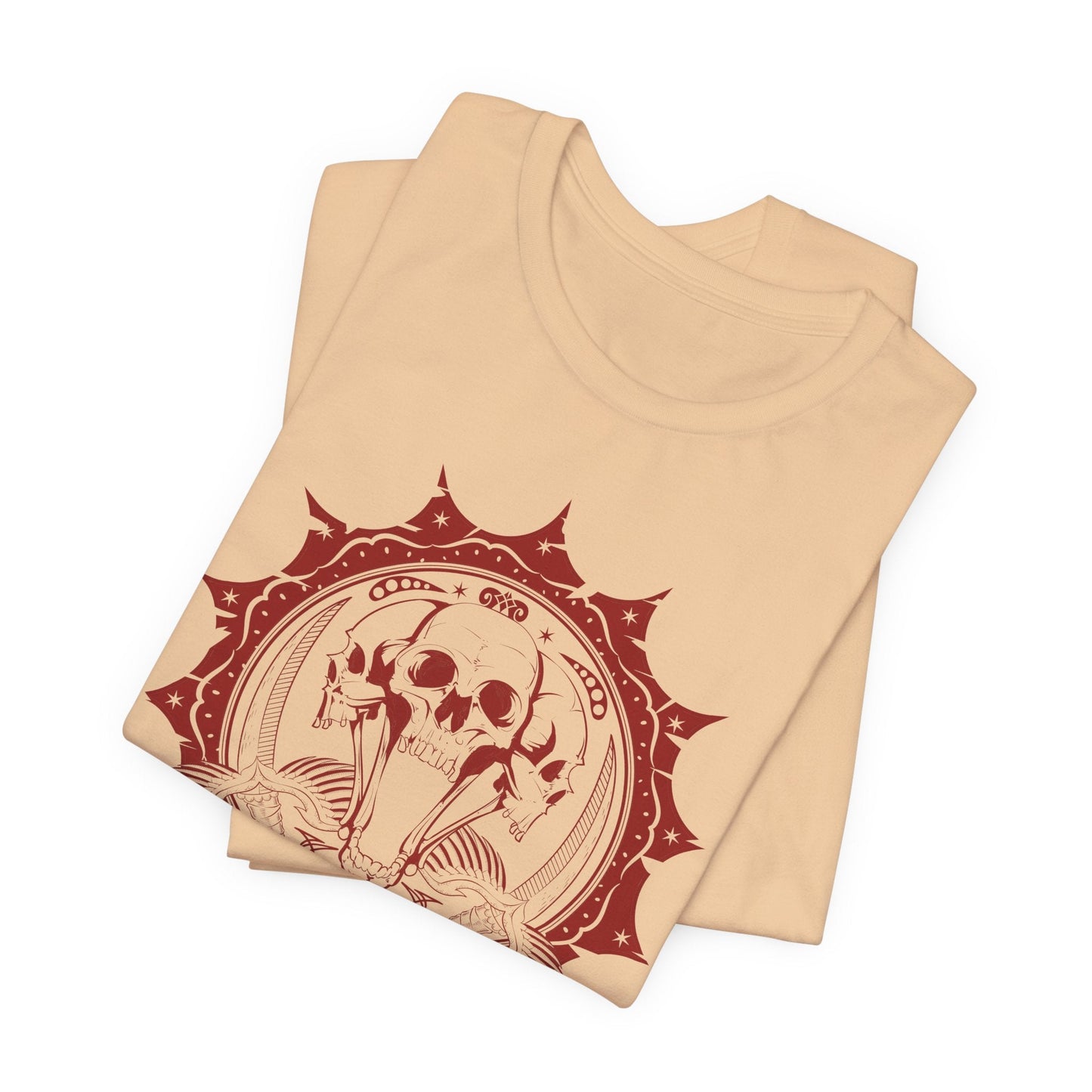 Skull Elephant Mandala Tee Boho Skull Graphic Shirt Art-51