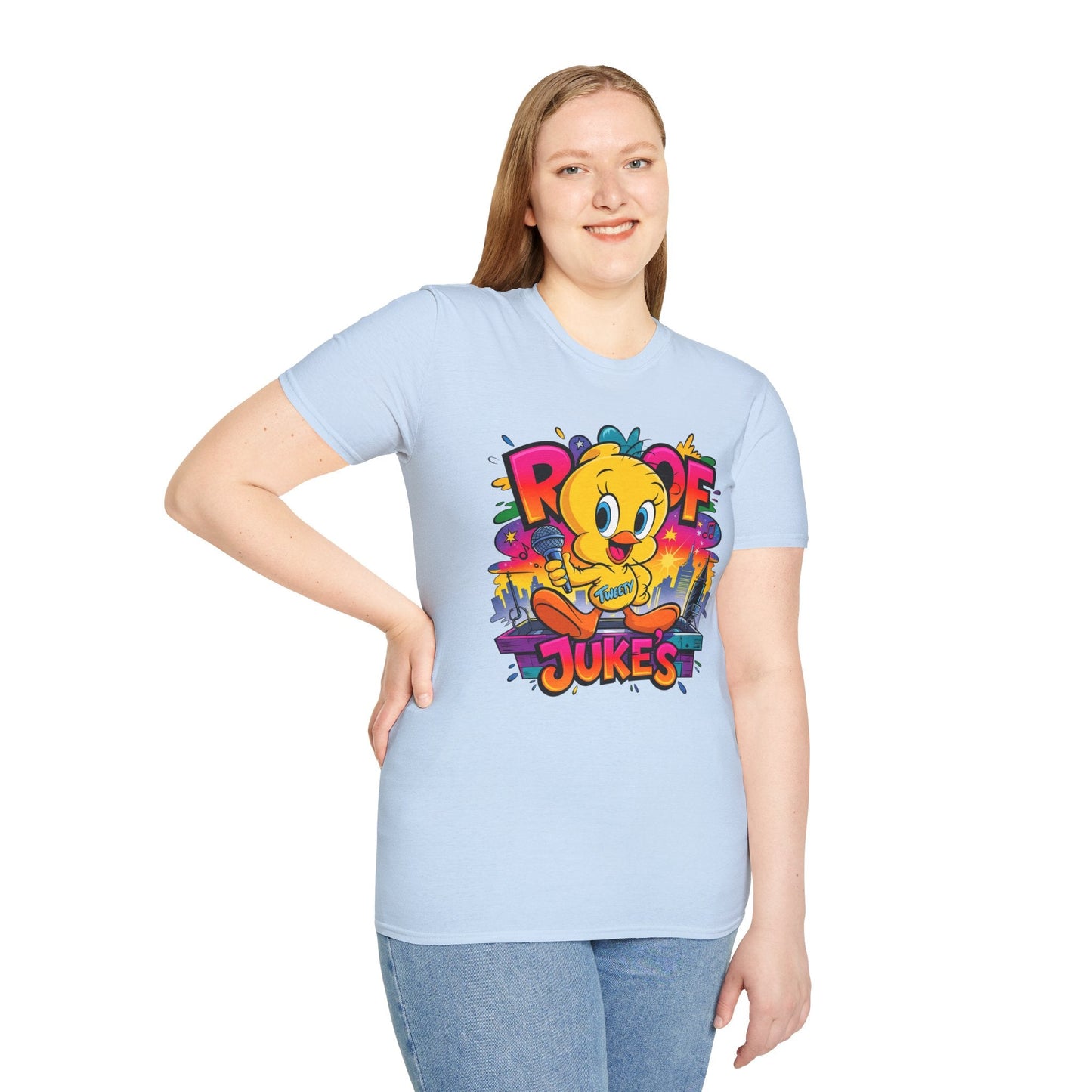 Unisex Cartoon T Shirt With Animation Design Versatile Funny Animals Tee Shirt Gildan Softstyle