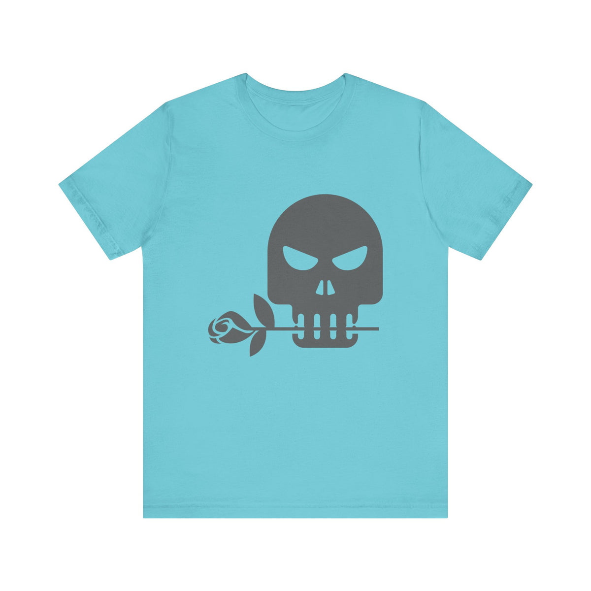 Camiseta unisex de algodón con calavera