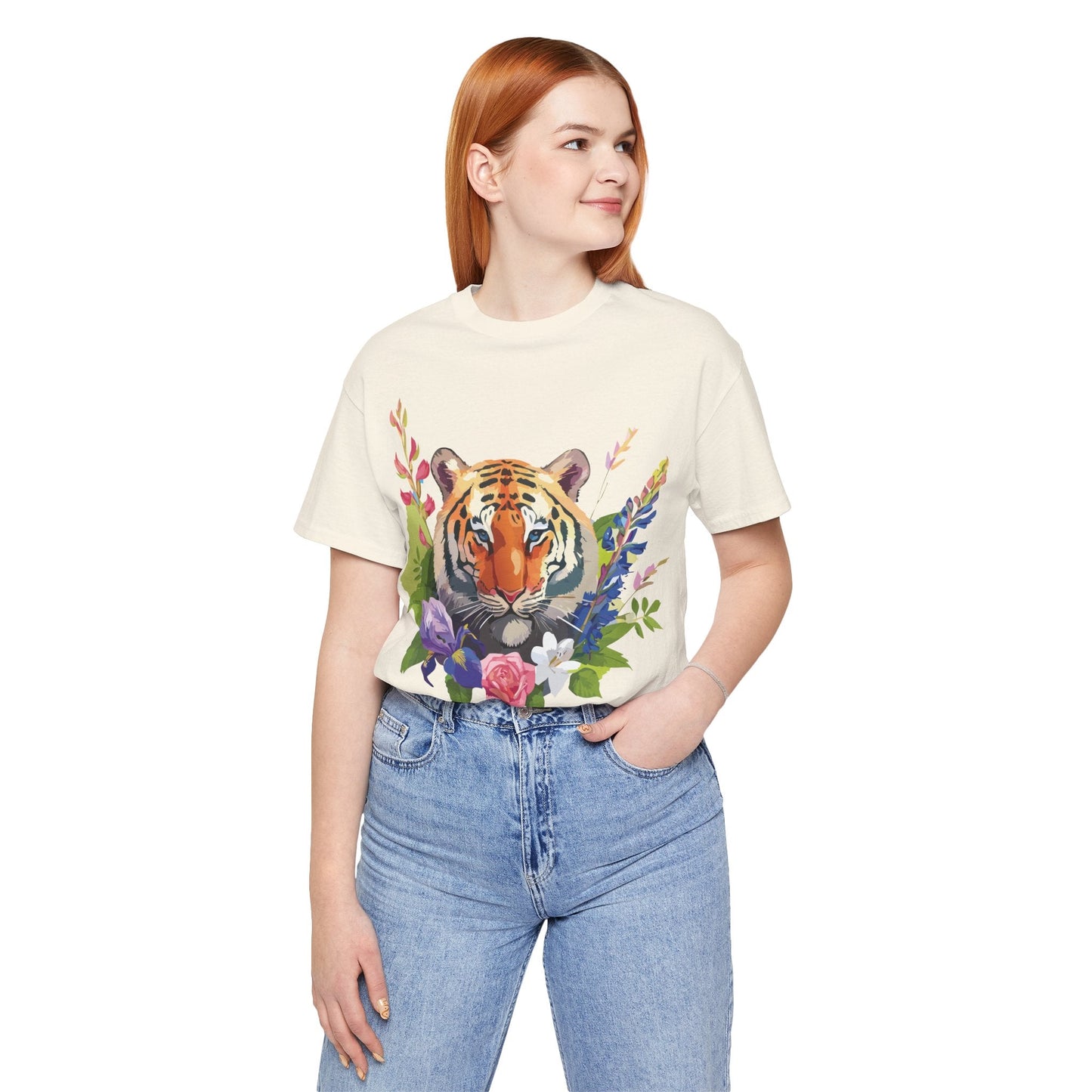 Tiger Shirt Unisex Jersey Short Sleeve Graphic Tee With Vintage Inspired Artwork From Adelpha