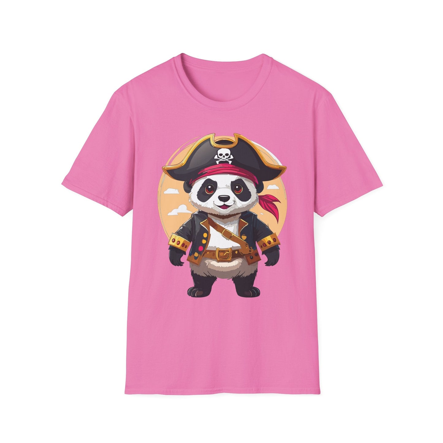 Panda Shirt Unisex T Shirt With Panda Animal Tee Animals Gildan Softstyle 64000 Cotton