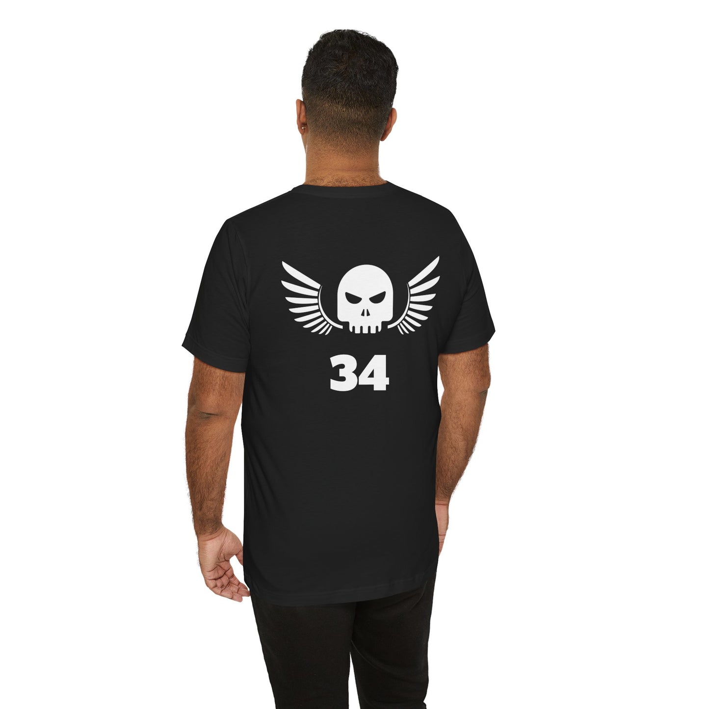 Unisex Cotton Tee Shirt with Skull