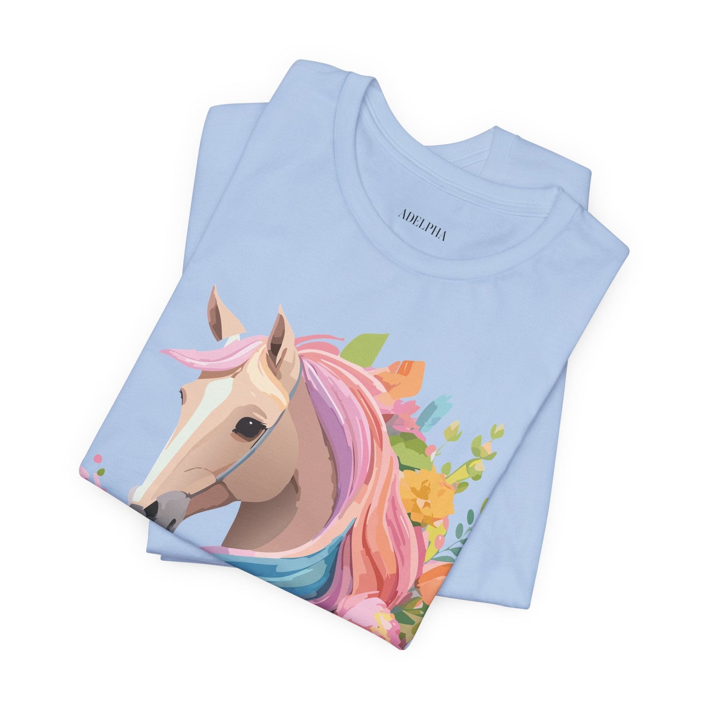 Horse Graphic Unisex 100 Cotton Vintage Animal Art T-Shirt 2