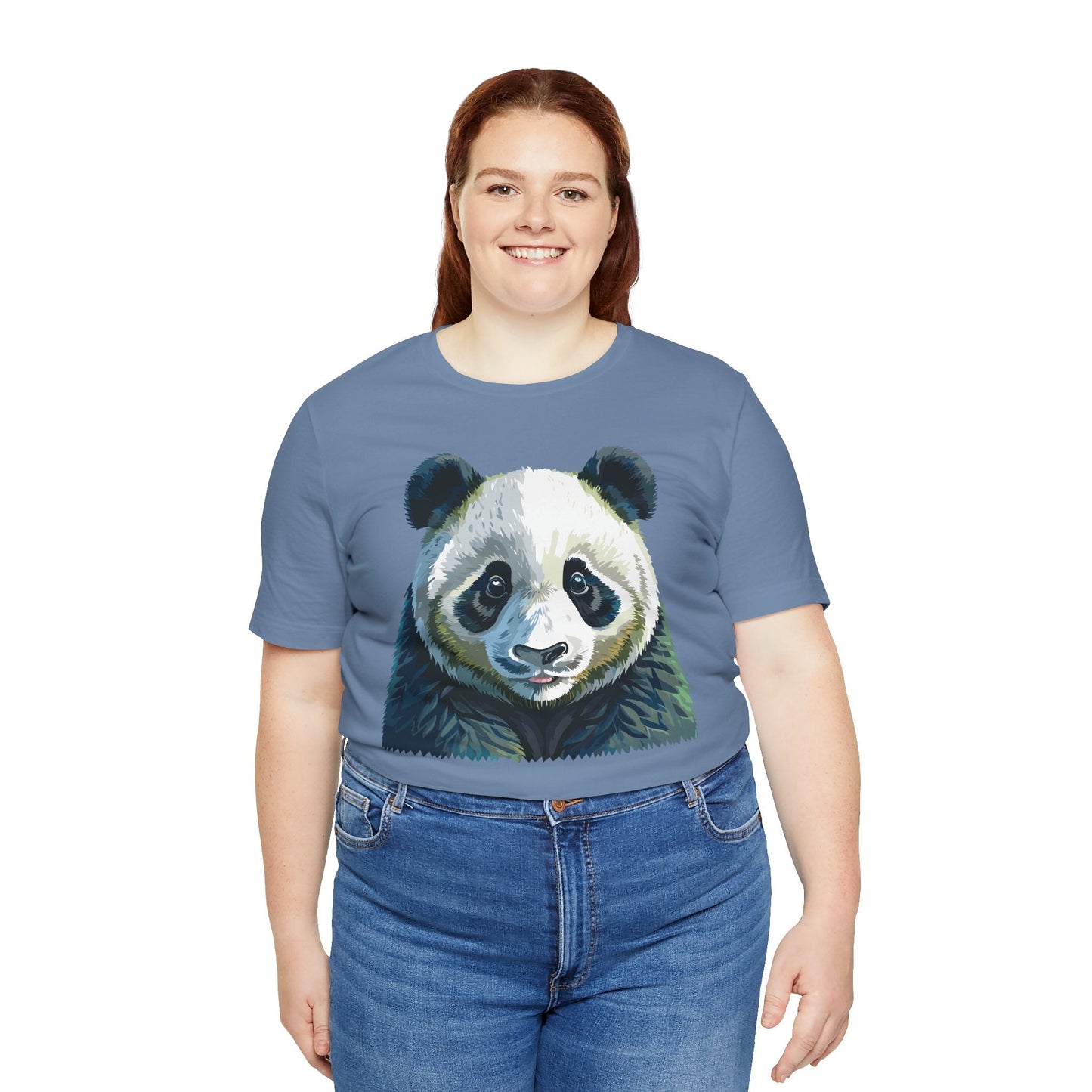 Unisex Animal Graphic Tee Shirt With Wild Animals Art Design Gildan Softstyle 64000