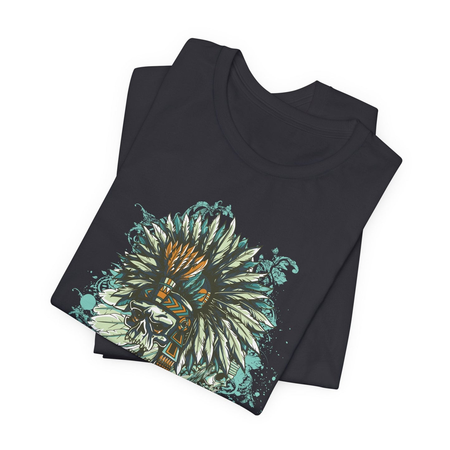 Skull Graphic Design Unisex Cotton Tee Shirt Art-14